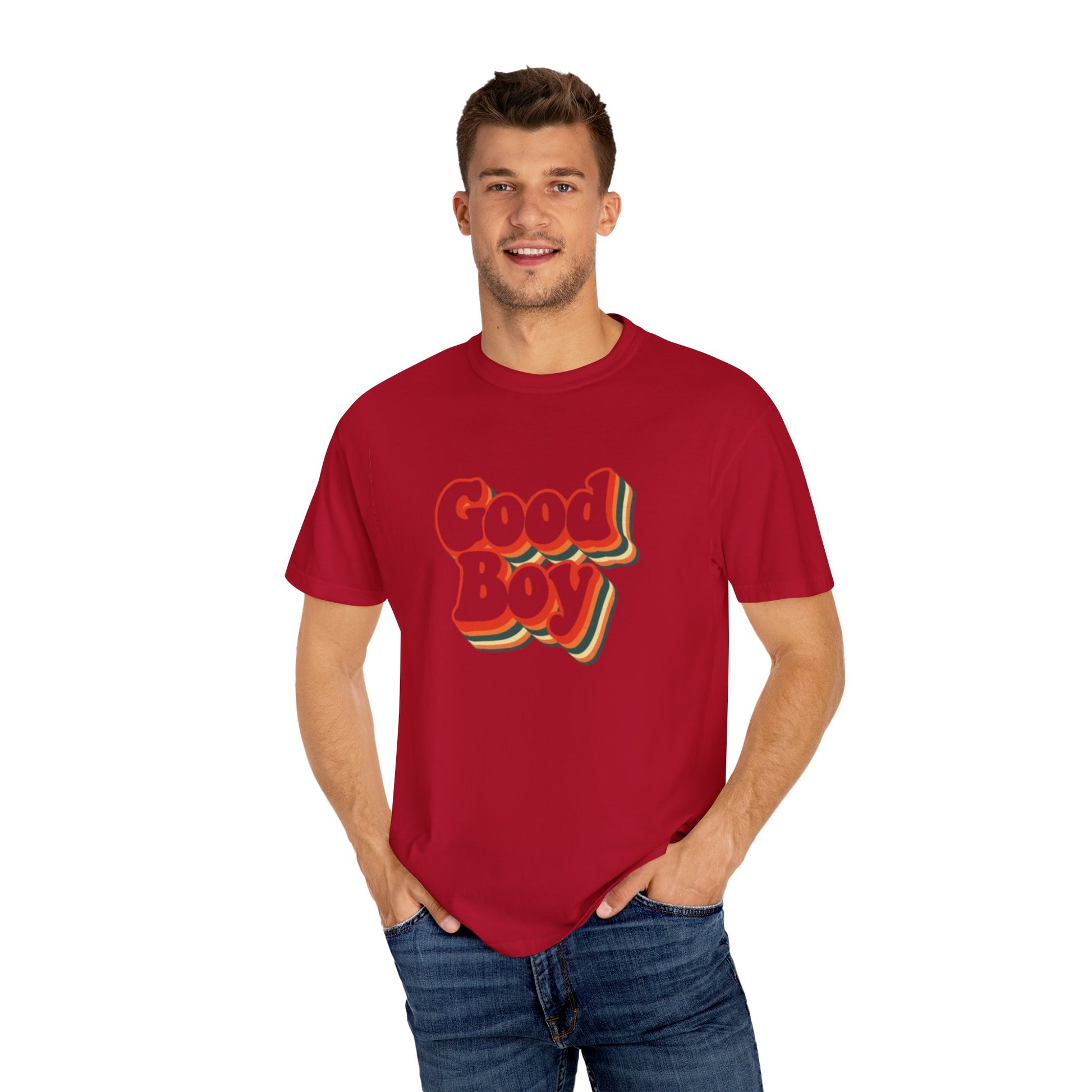 'Good Boy' 70s cutout Mens T-shirt