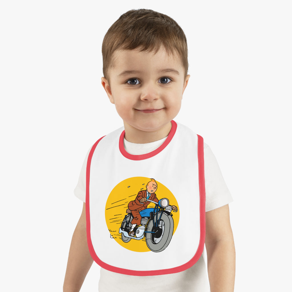 Tin Tin to the Rescue Baby Bib