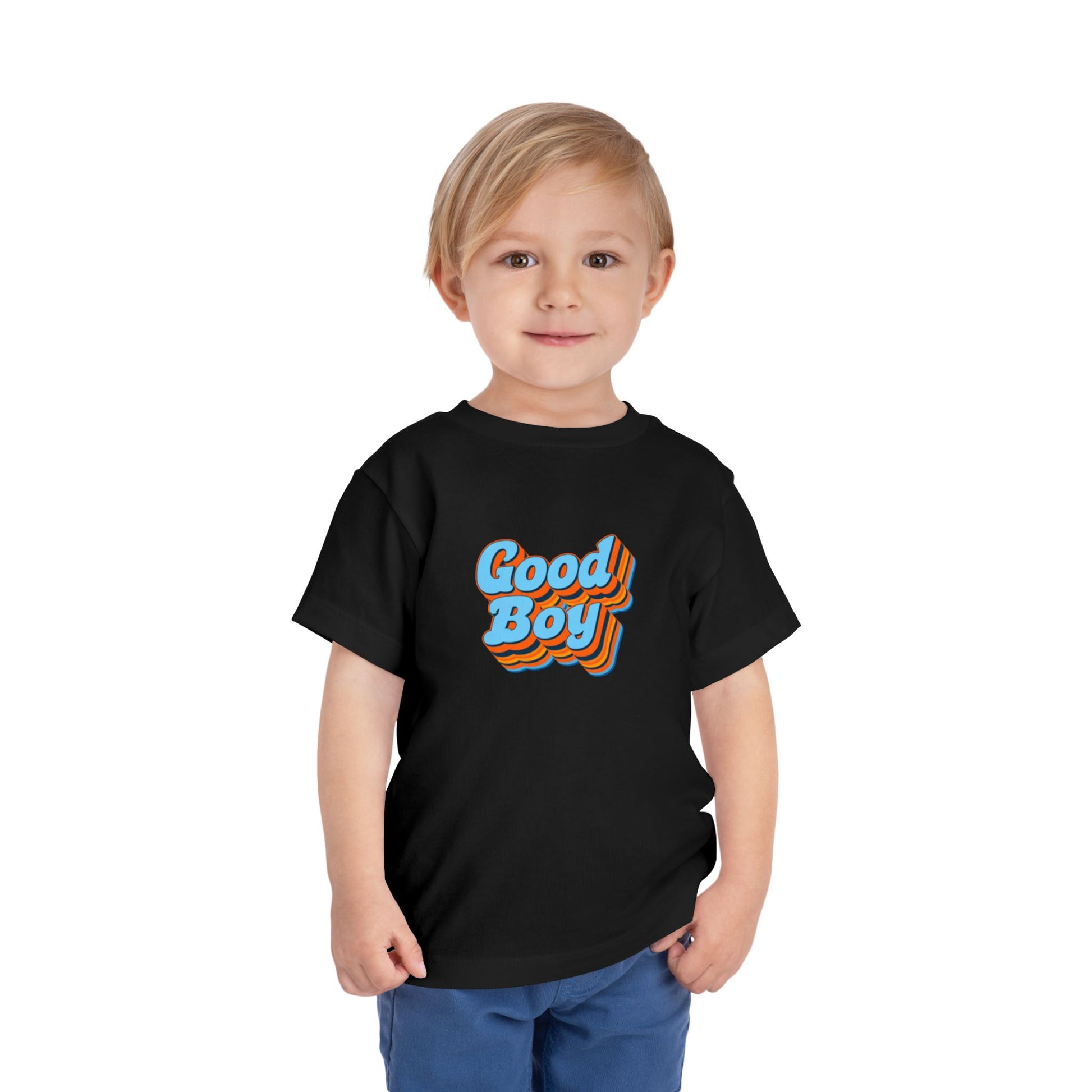 'Good Boy' Blue Vibrations Toddler T-shirt