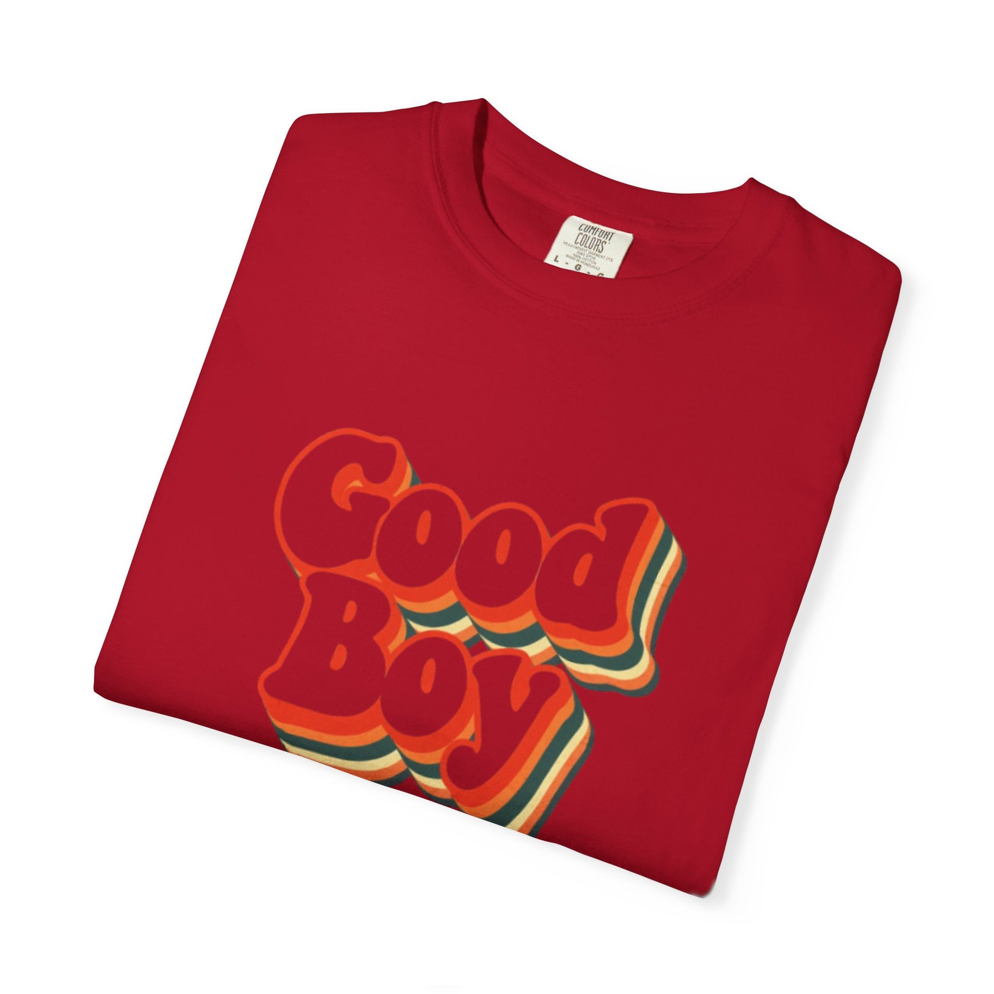 'Good Boy' 70s cutout Mens T-shirt