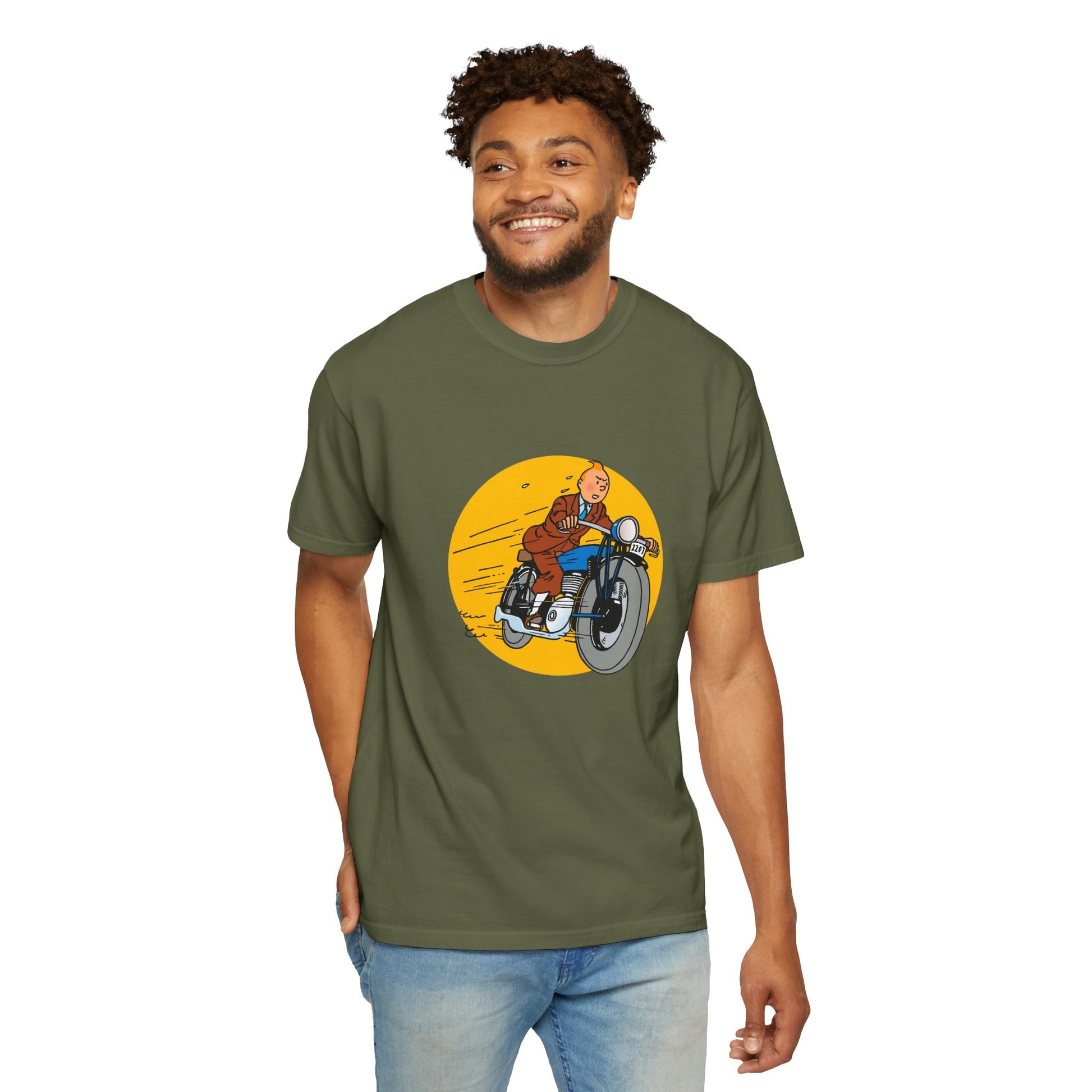 Tin Tin to the Rescue!  Mens T-shirt
