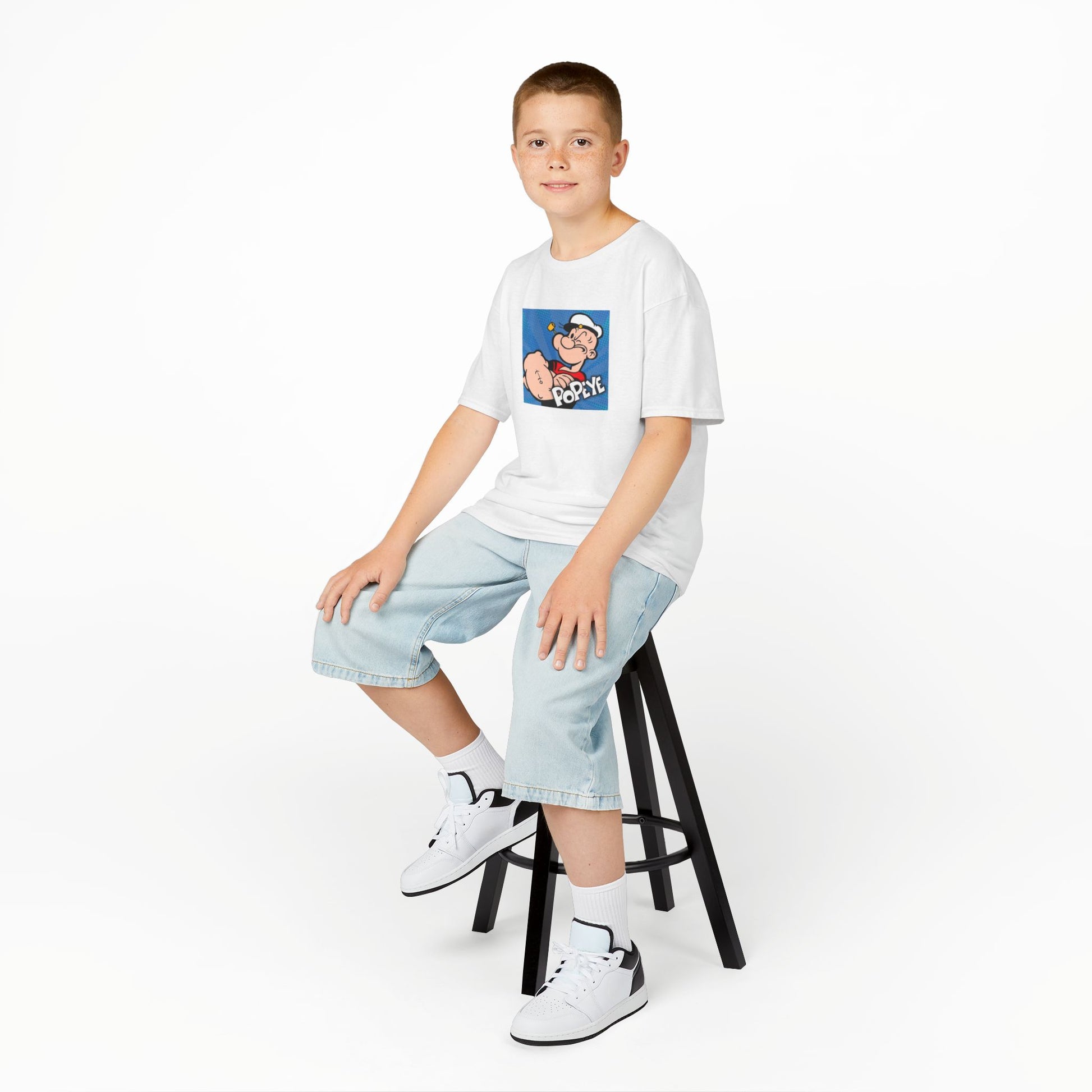 Classic Popeye Kids Heavy Cotton T-Shirt