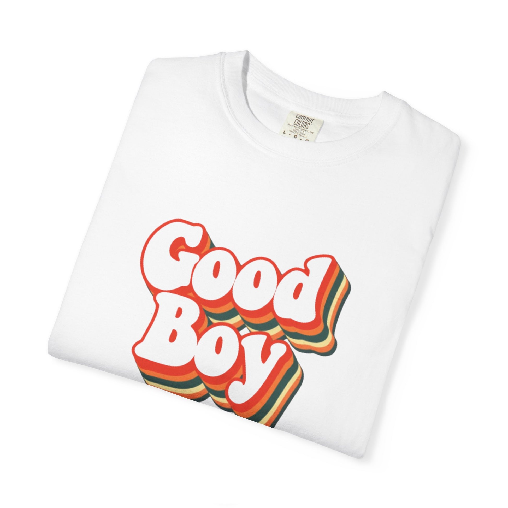 'Good Boy' 70s cutout Mens T-shirt