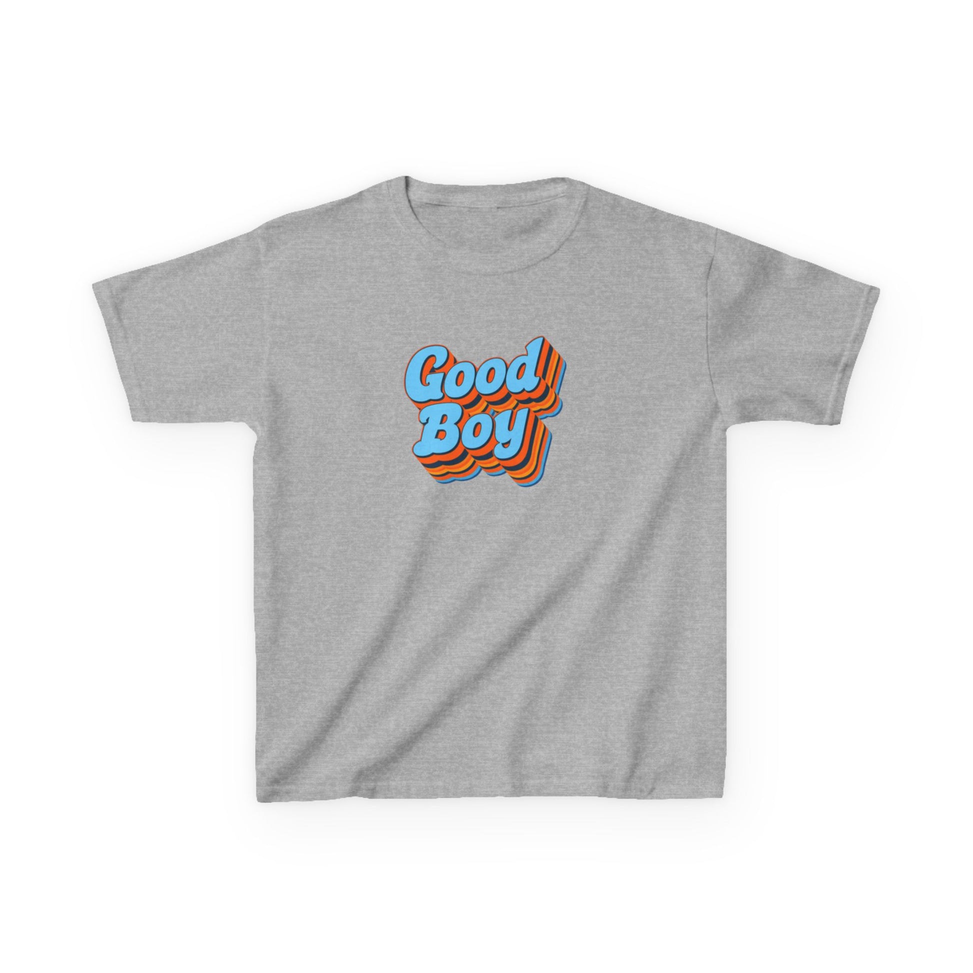 'Good Boy' Blue Vibrations Kids Heavy Cotton T-Shirt