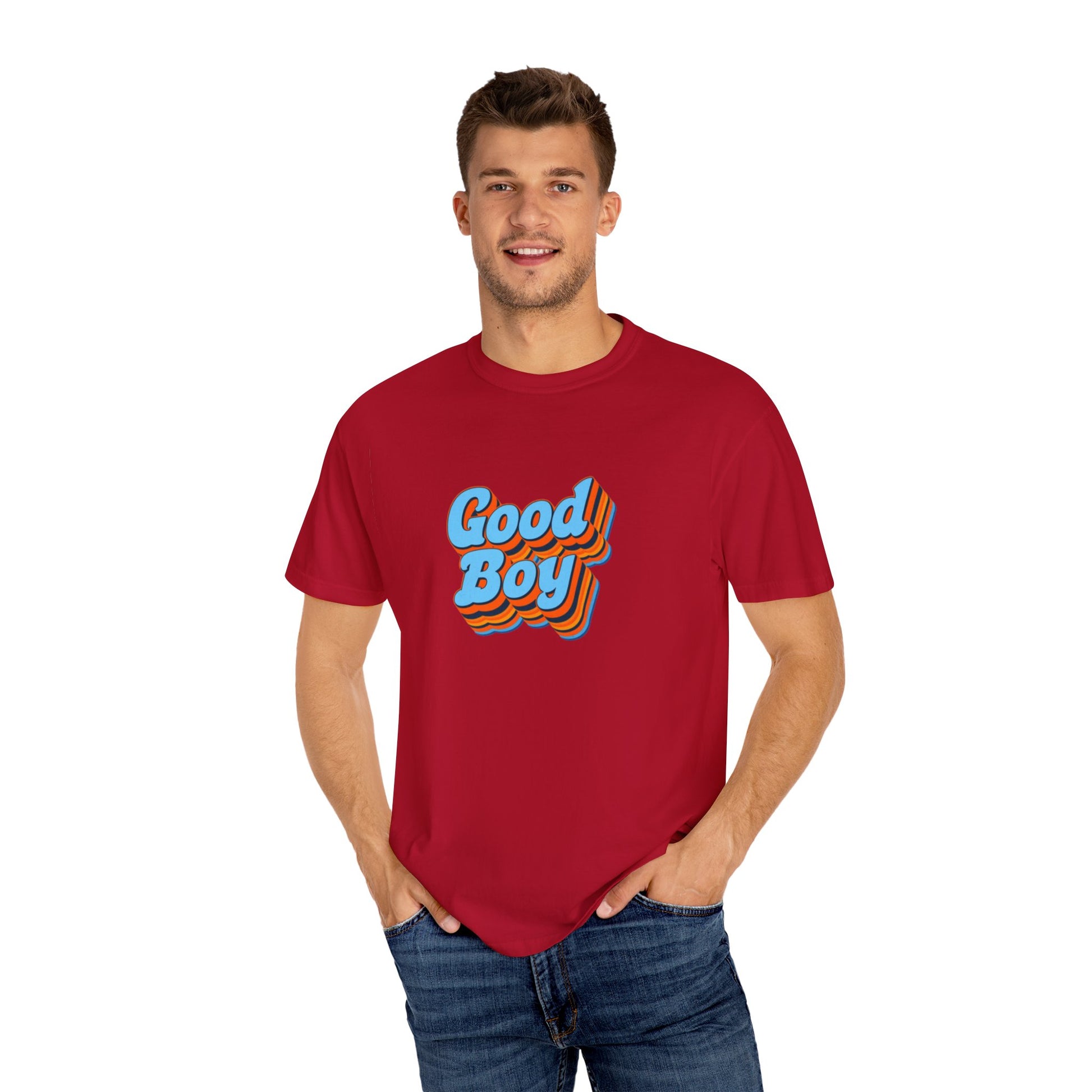 'Good Boy' Blue Vibrations Mens T-shirt