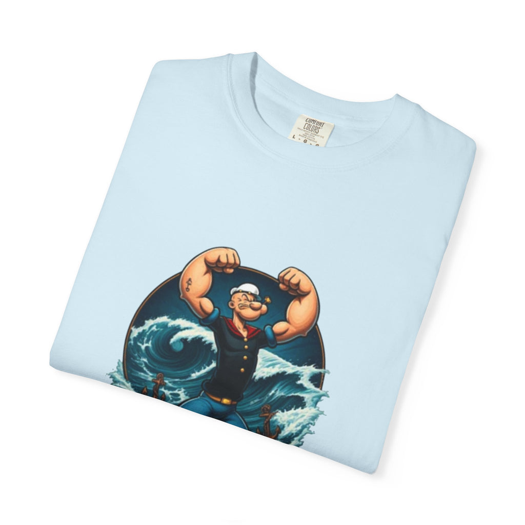 Popeye Double Guns Mens T-shirt