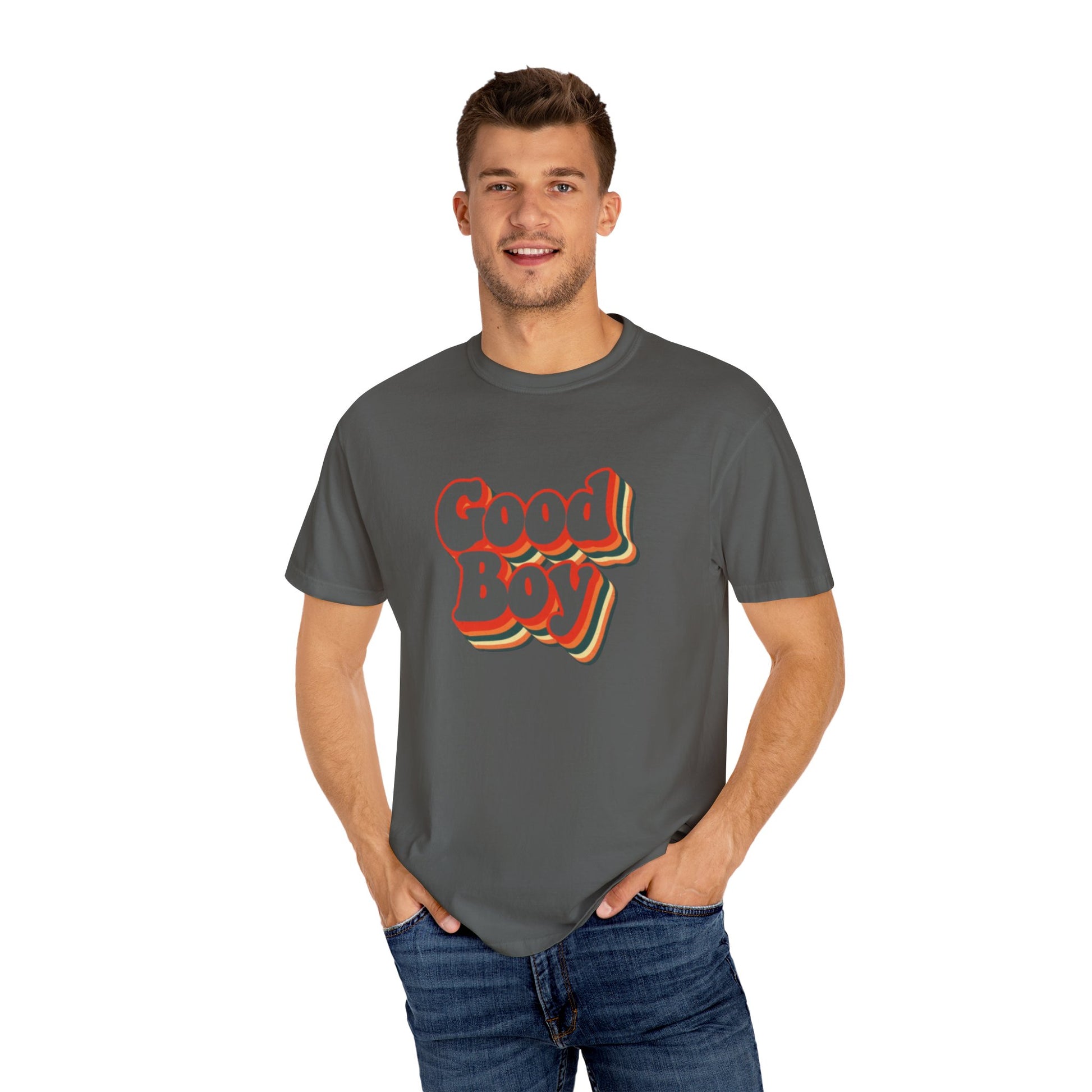 'Good Boy' 70s cutout Mens T-shirt