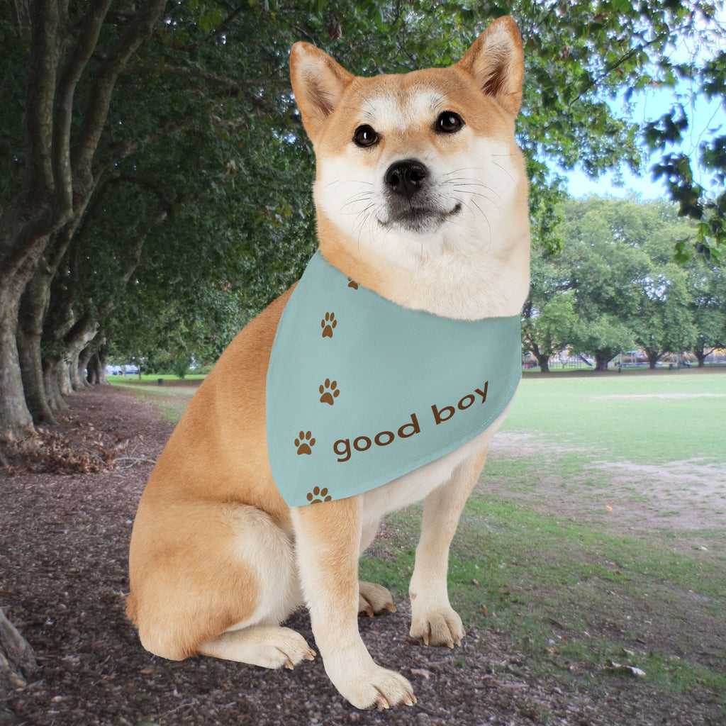 'Good Boy' Paws Pet Bandana Collar