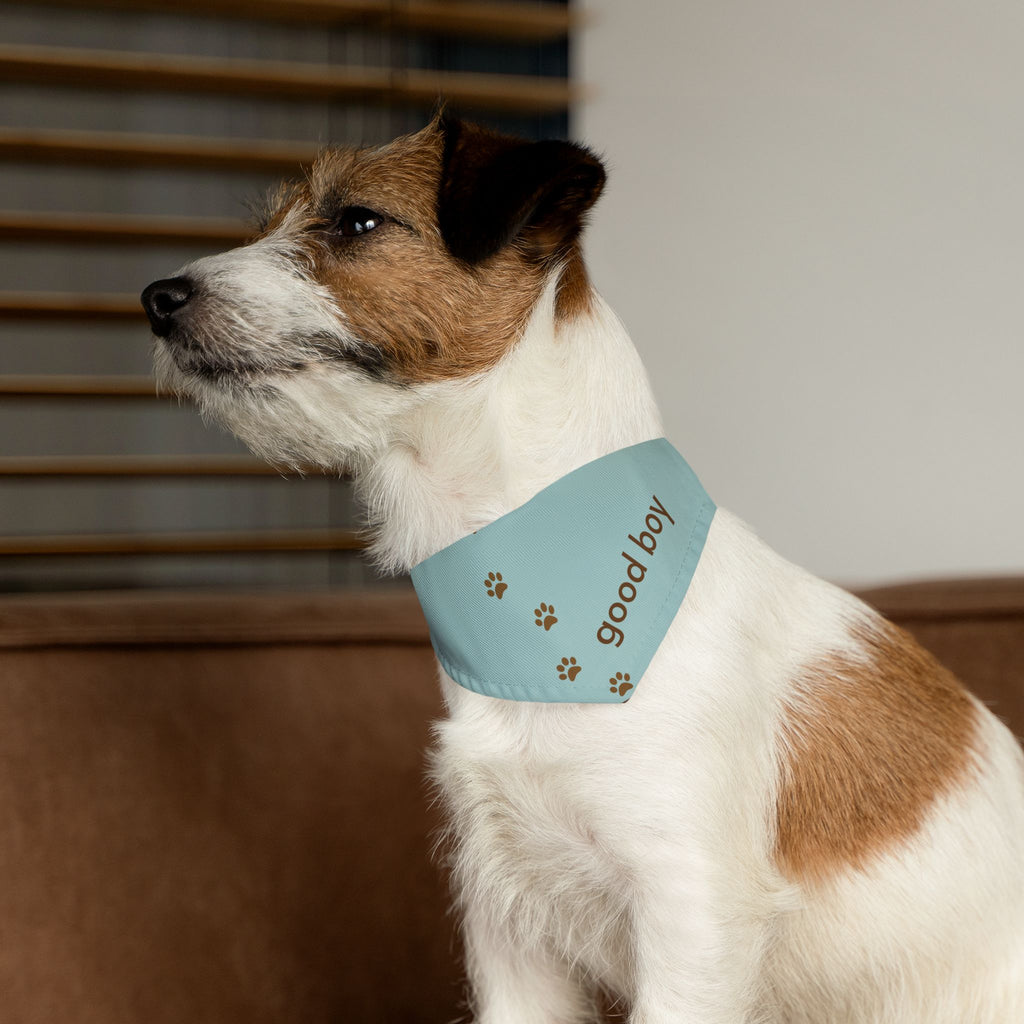 'Good Boy' Paws Pet Bandana Collar