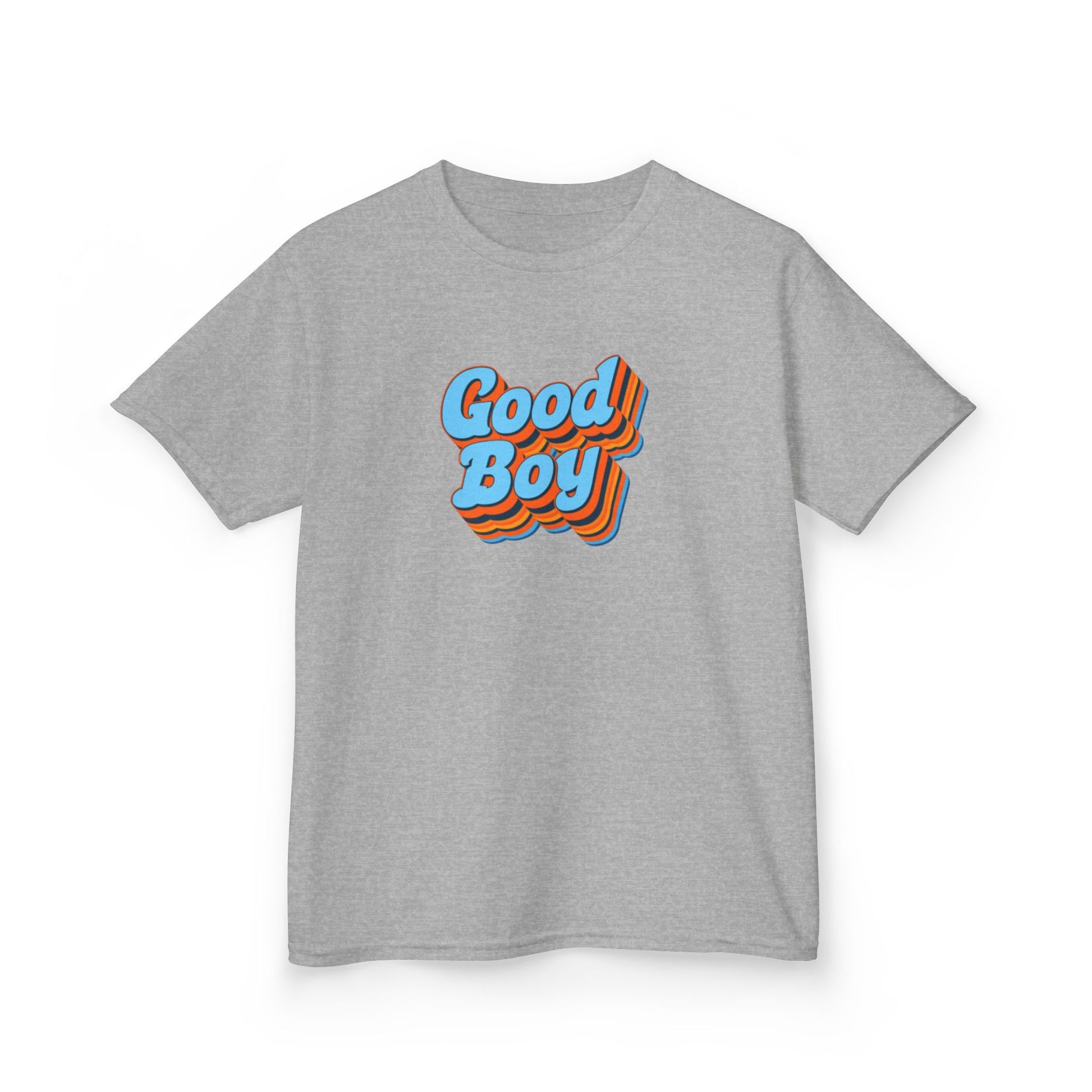 'Good Boy' Blue Vibrations Kids Heavy Cotton T-Shirt