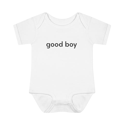 'Good Boy' Baby Romper