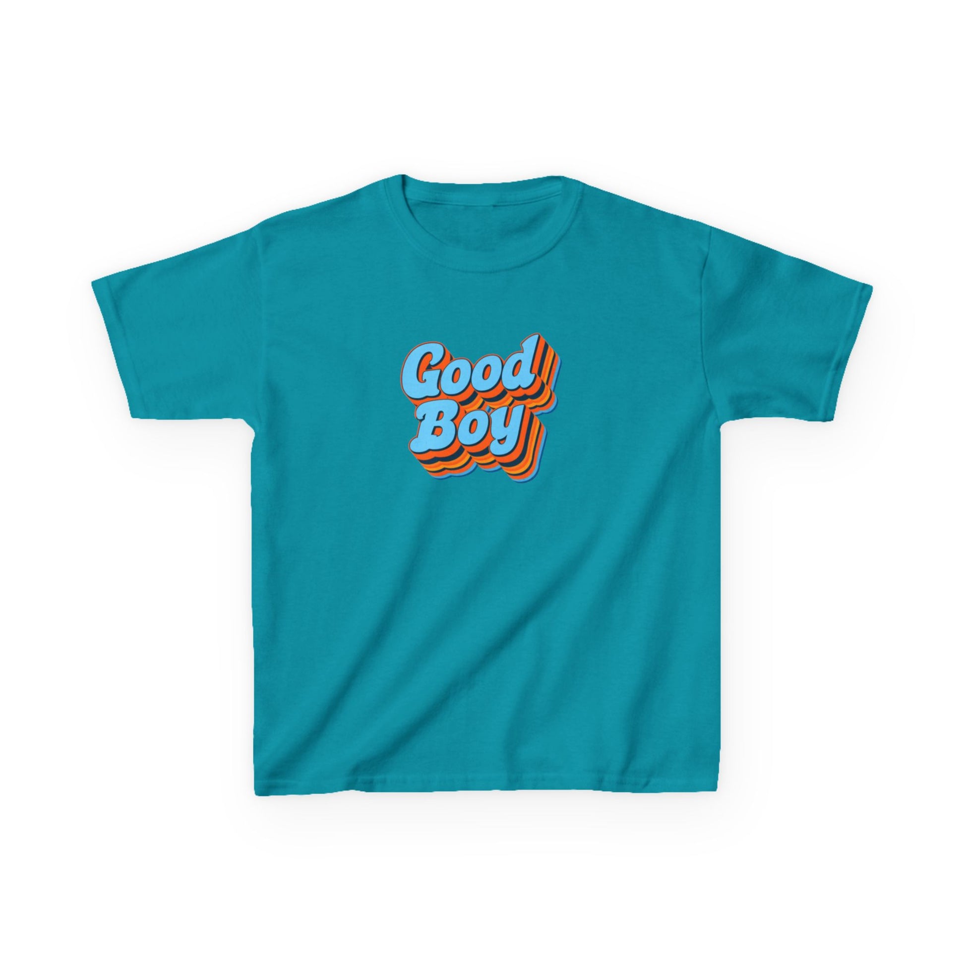 'Good Boy' Blue Vibrations Kids Heavy Cotton T-Shirt