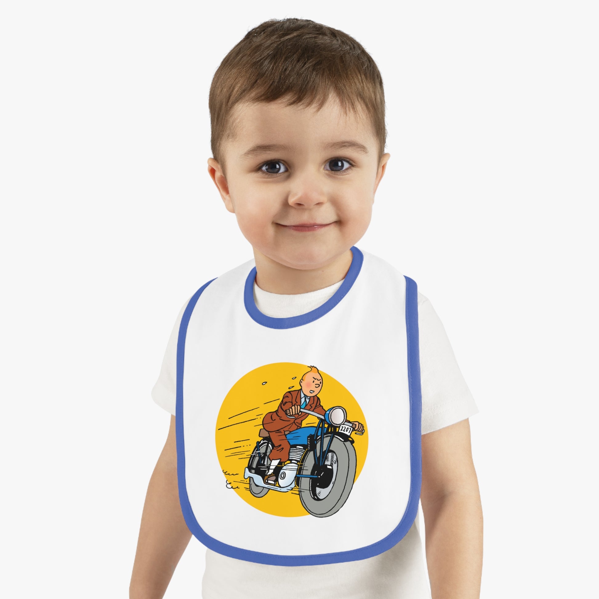 Tin Tin to the Rescue Baby Bib