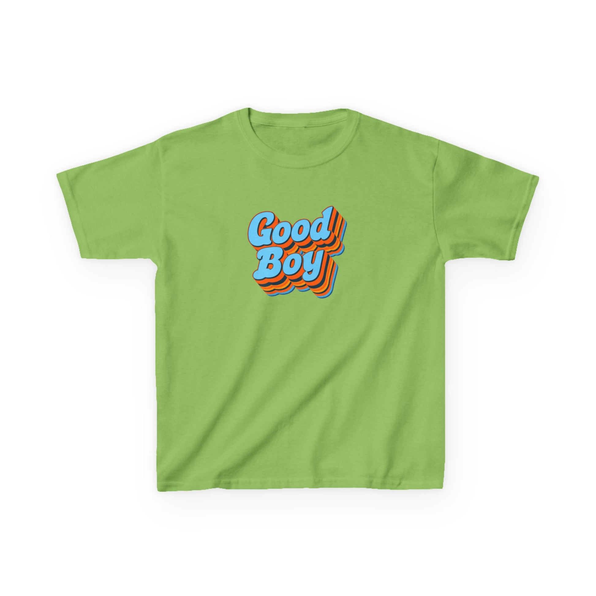 'Good Boy' Blue Vibrations Kids Heavy Cotton T-Shirt