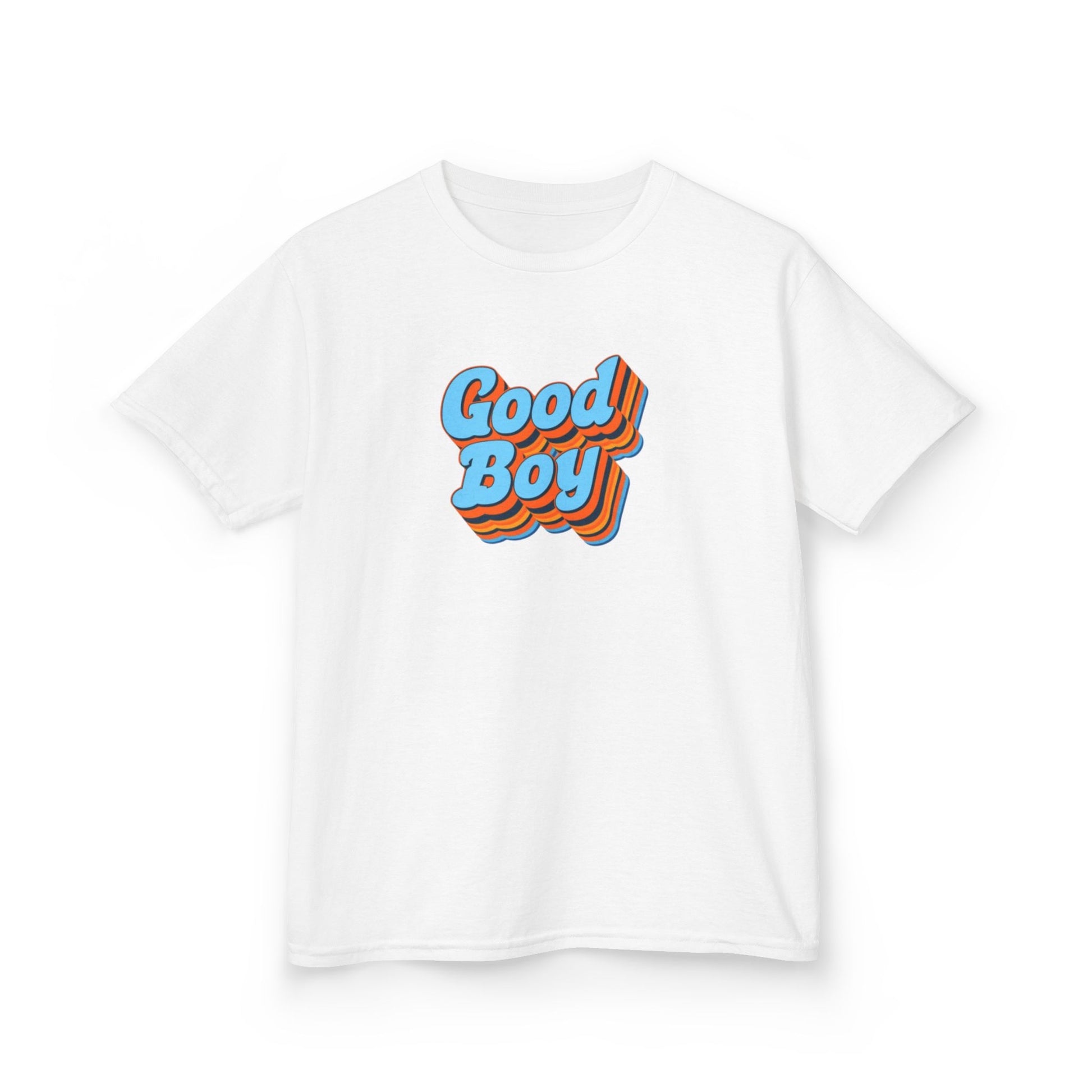 'Good Boy' Blue Vibrations Kids Heavy Cotton T-Shirt