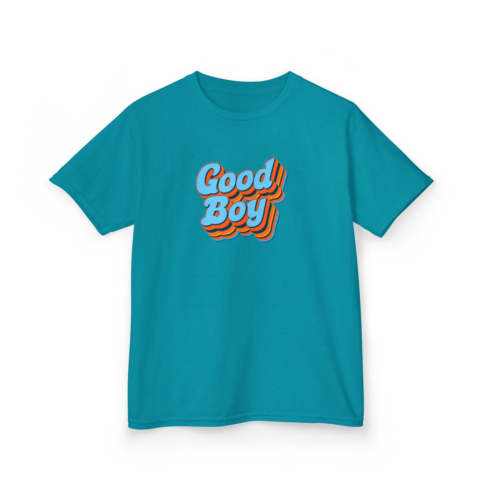 'Good Boy' Blue Vibrations Kids Heavy Cotton T-Shirt