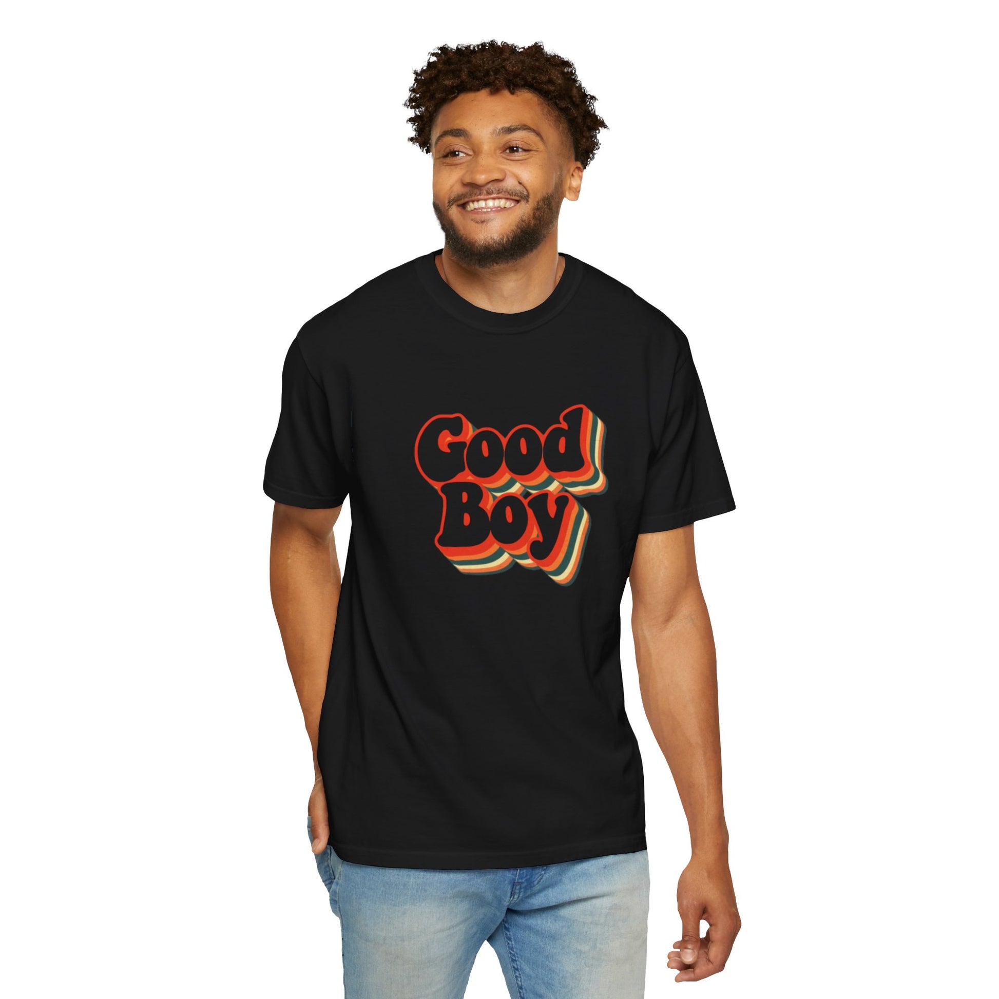 'Good Boy' 70s cutout Mens T-shirt