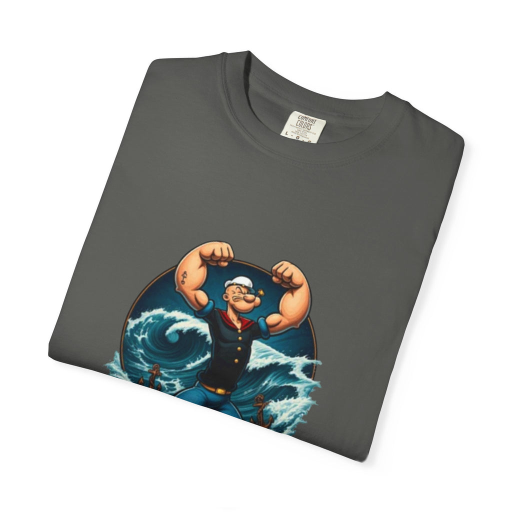 Popeye Double Guns Mens T-shirt