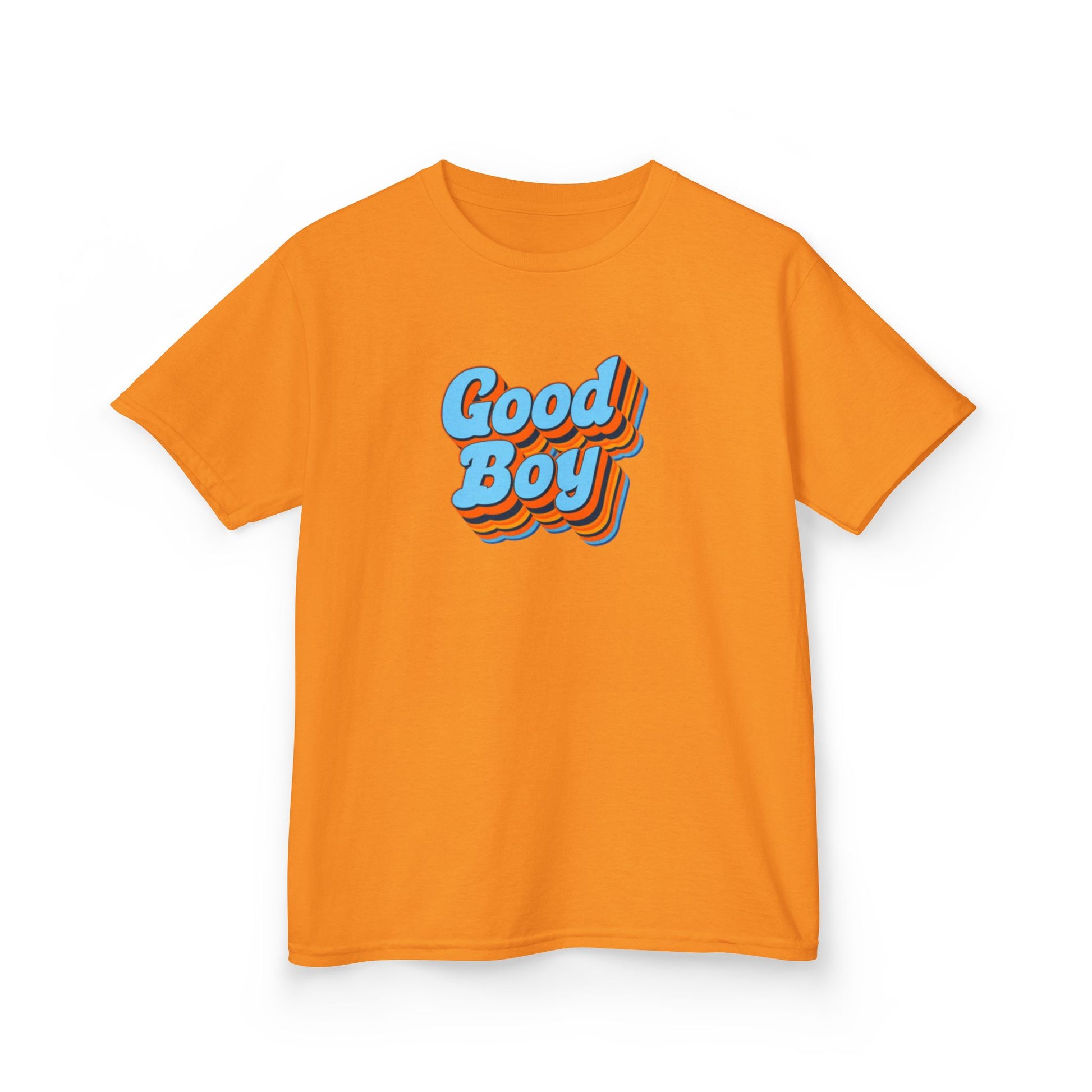 'Good Boy' Blue Vibrations Kids Heavy Cotton T-Shirt