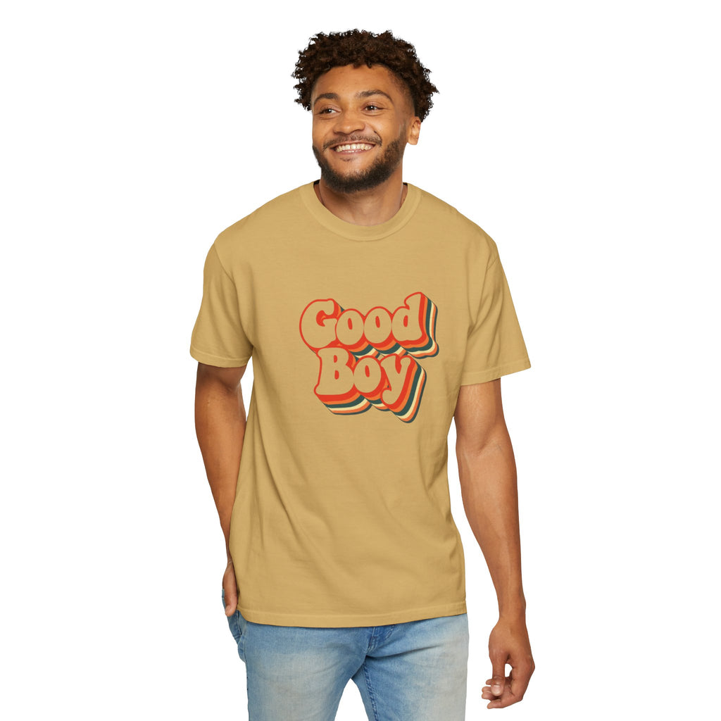 'Good Boy' 70s cutout Mens T-shirt