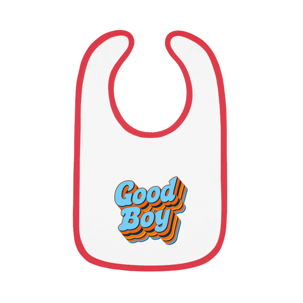 'Good Boy' Blue Vibrations Baby Bib