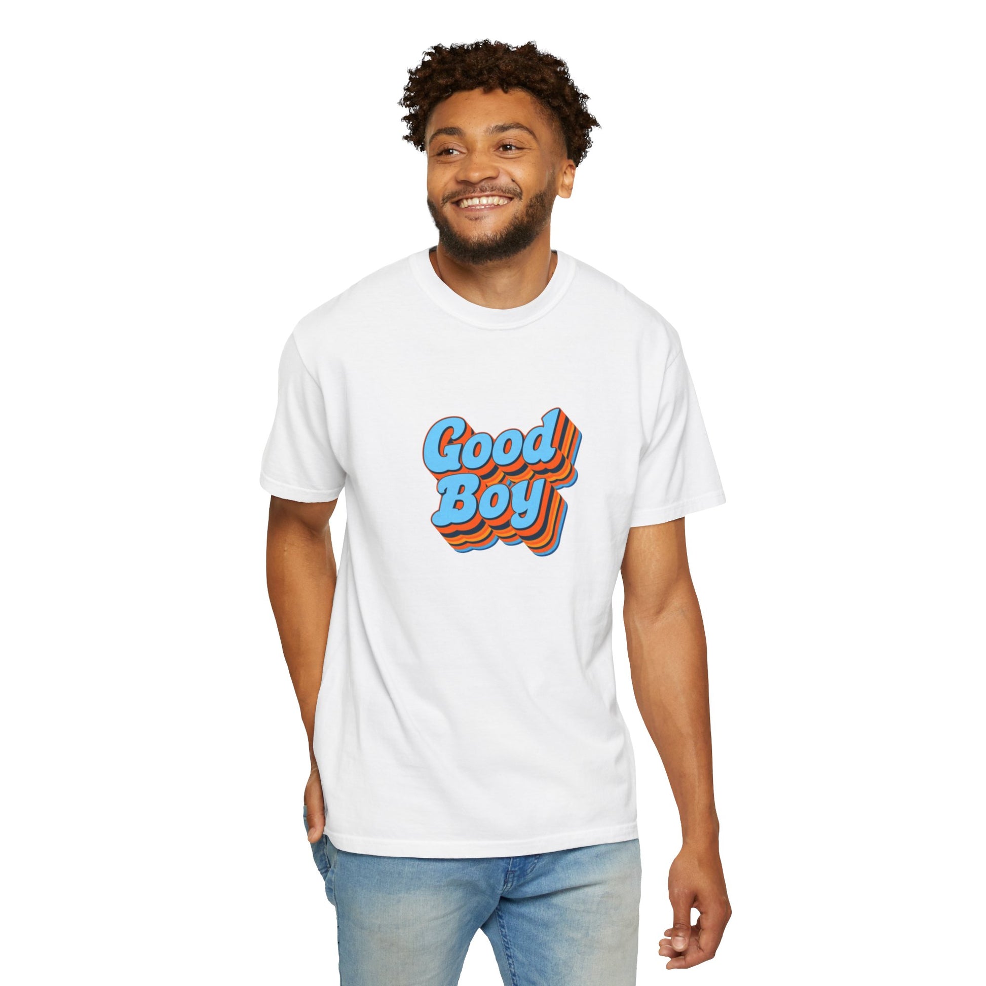 'Good Boy' Blue Vibrations Mens T-shirt