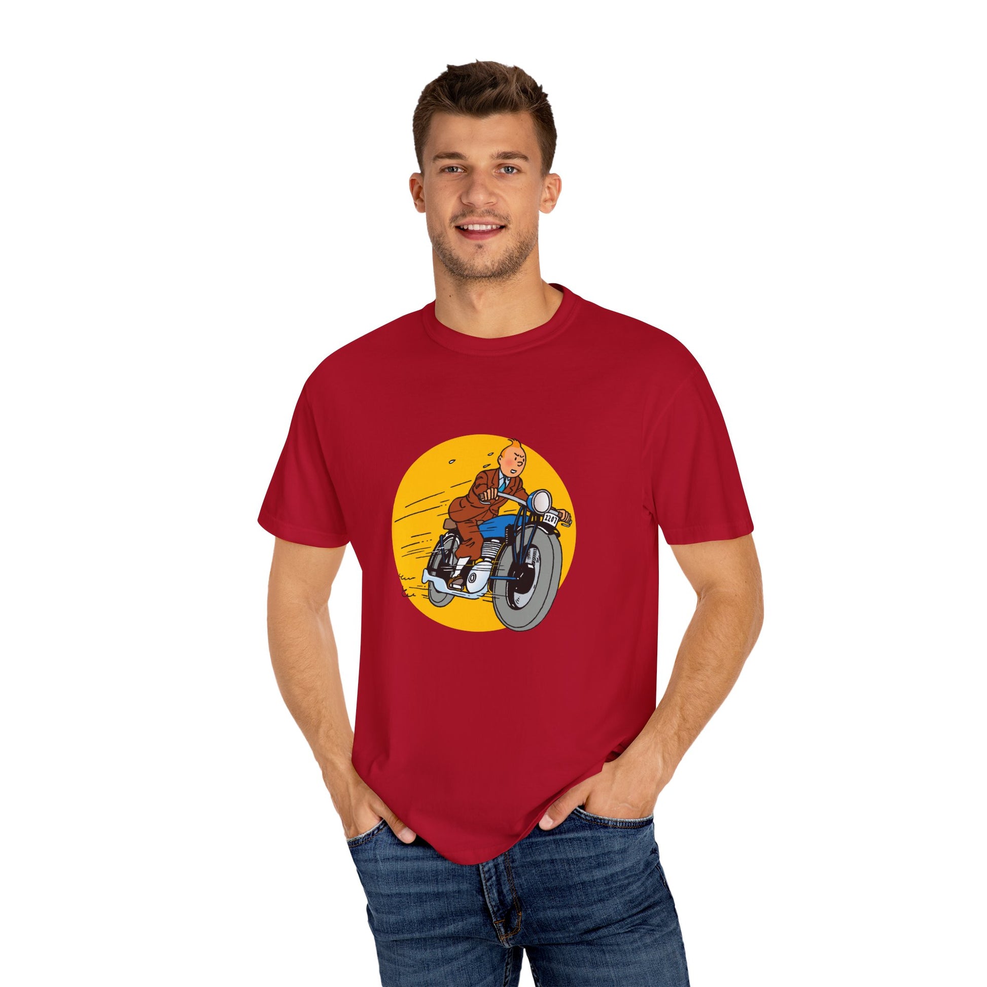 Tin Tin to the Rescue!  Mens T-shirt