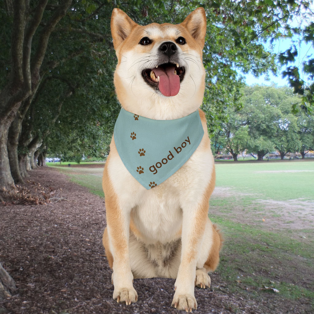 'Good Boy' Paws Pet Bandana Collar