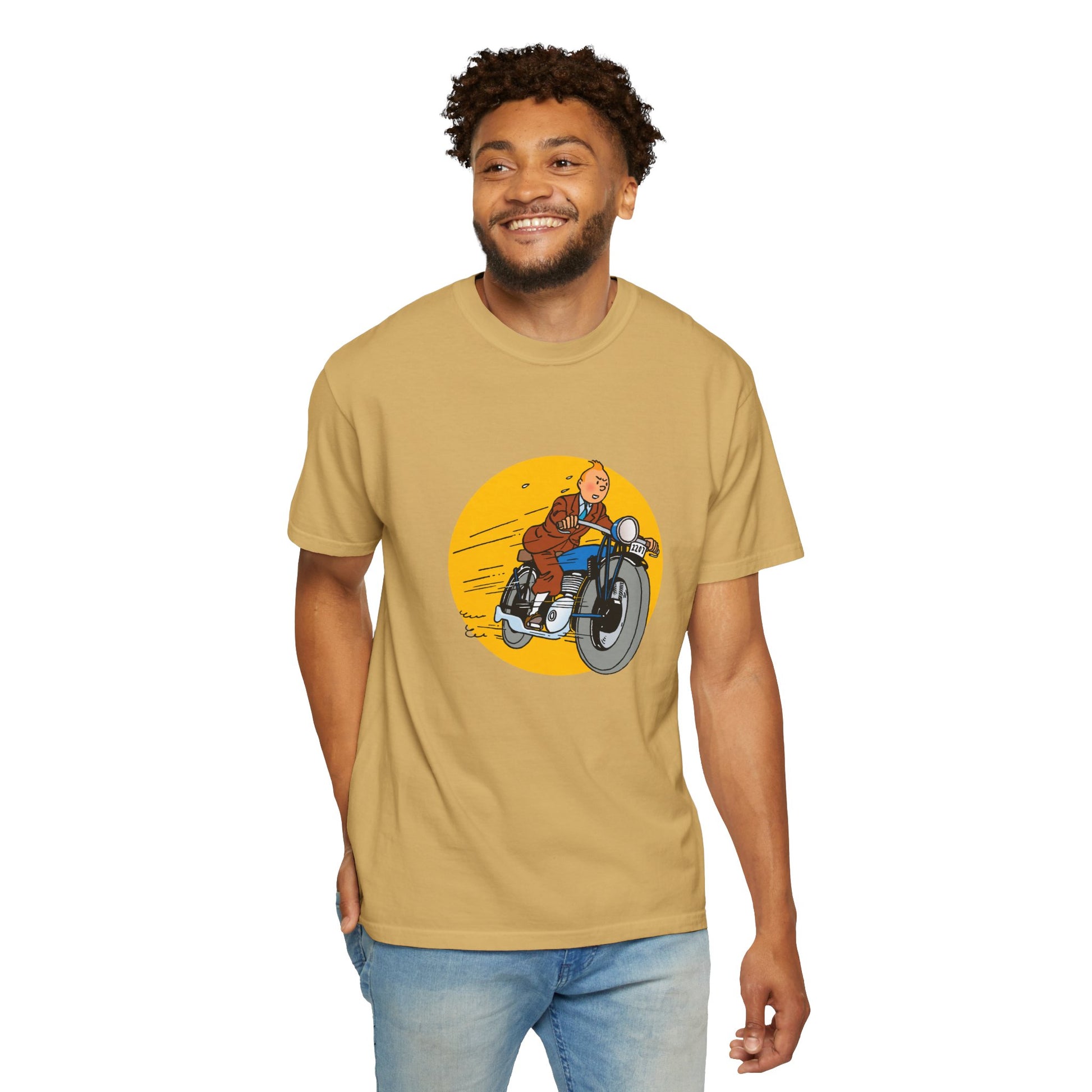 Tin Tin to the Rescue!  Mens T-shirt