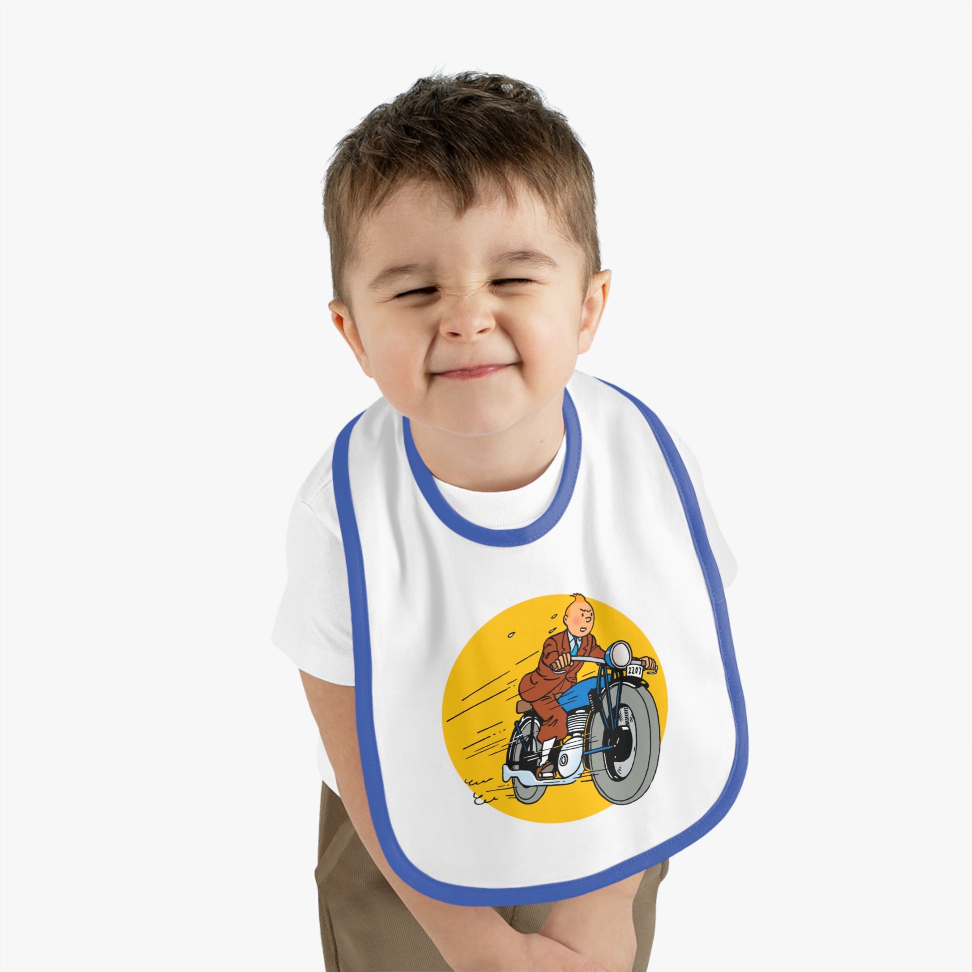 Tin Tin to the Rescue Baby Bib