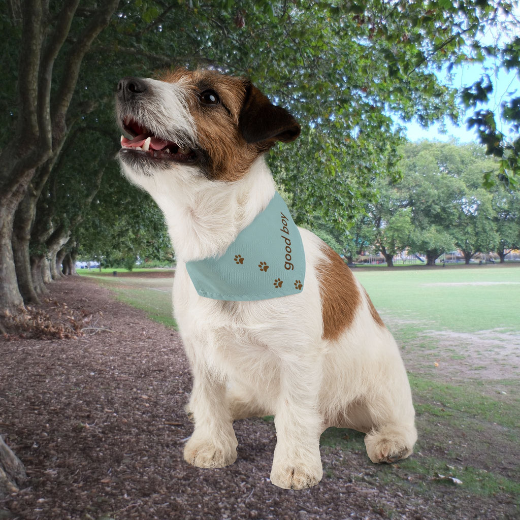 'Good Boy' Paws Pet Bandana Collar