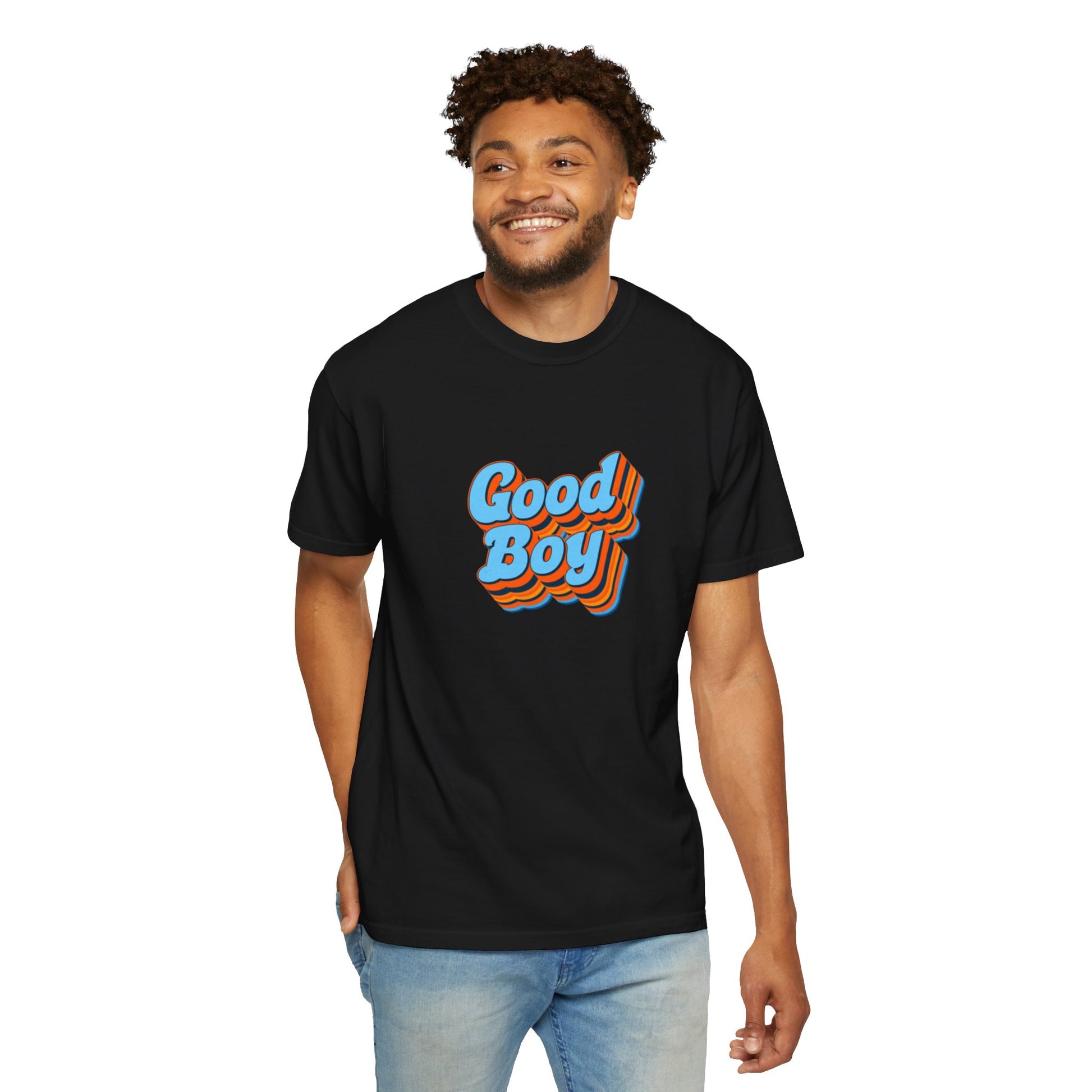 'Good Boy' Blue Vibrations Mens T-shirt