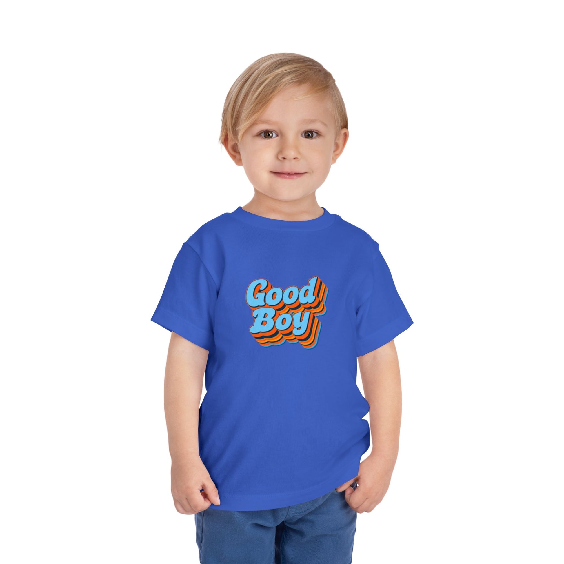 'Good Boy' Blue Vibrations Toddler T-shirt