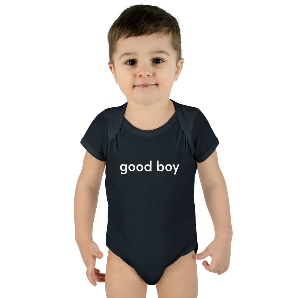 'Good Boy' Baby Romper