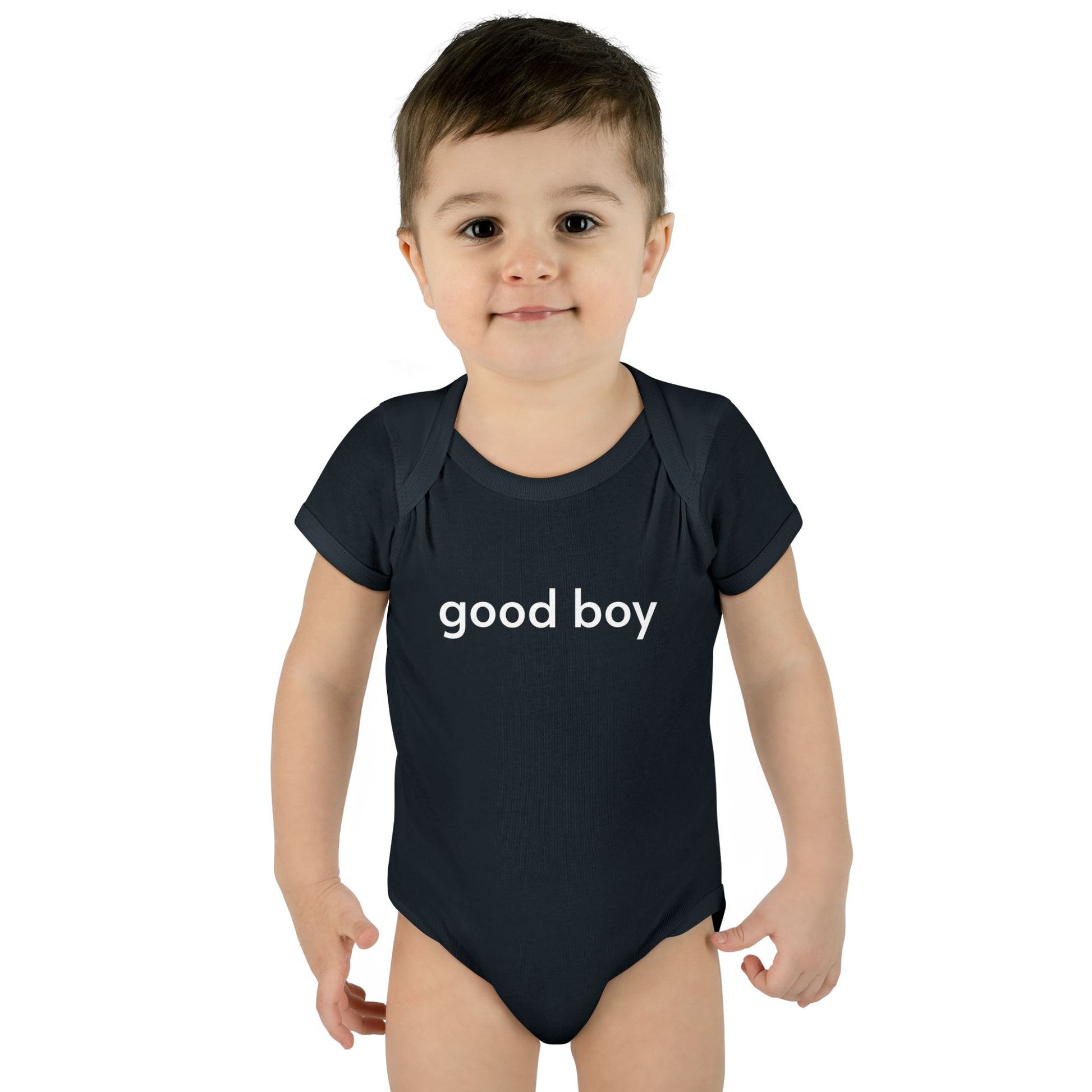 'Good Boy' Baby Romper