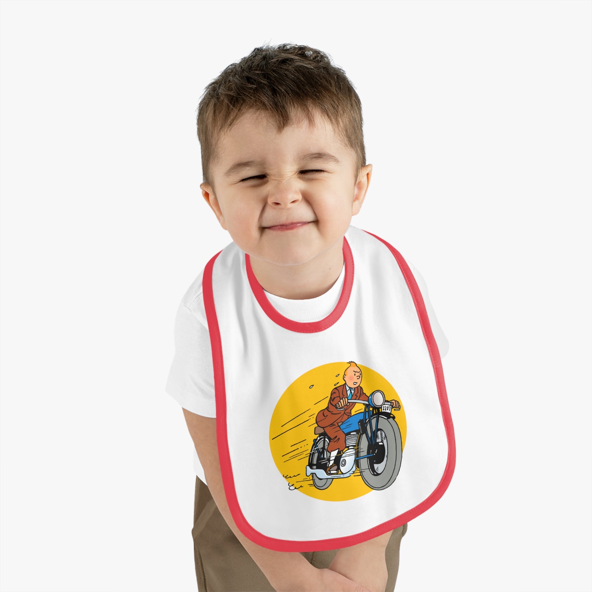 Tin Tin to the Rescue Baby Bib