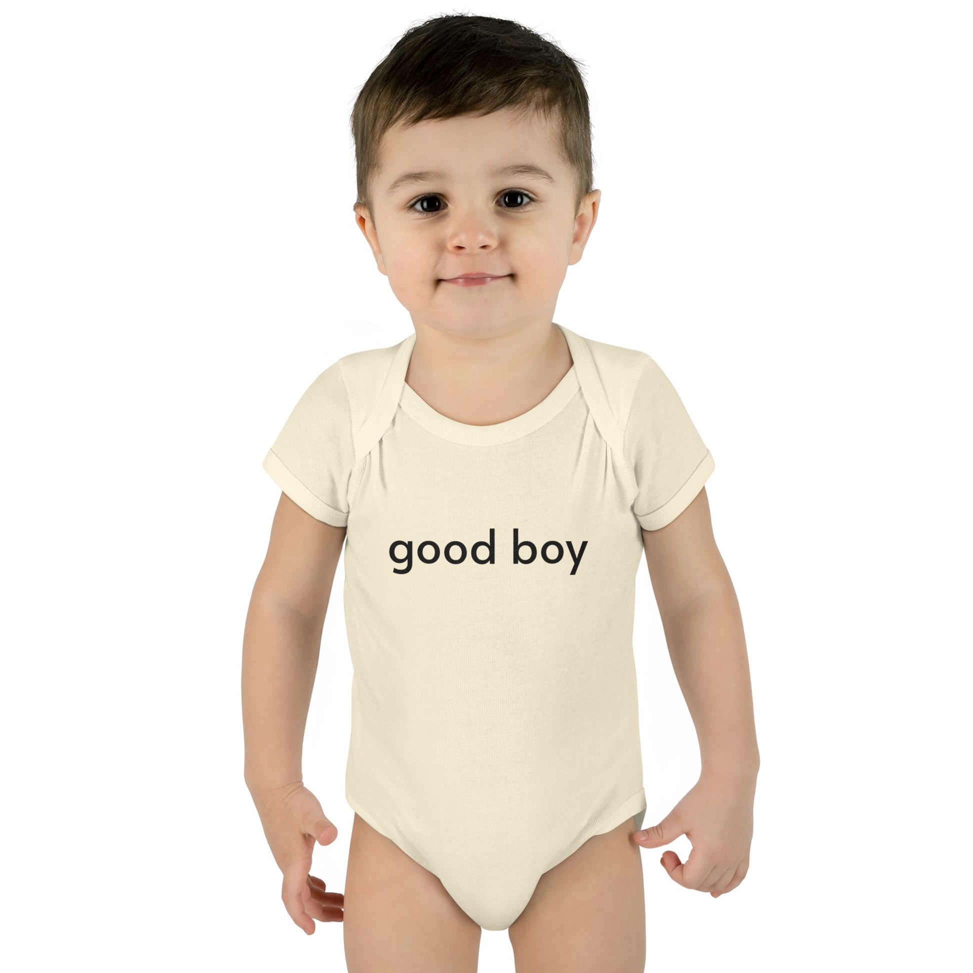 'Good Boy' Baby Romper