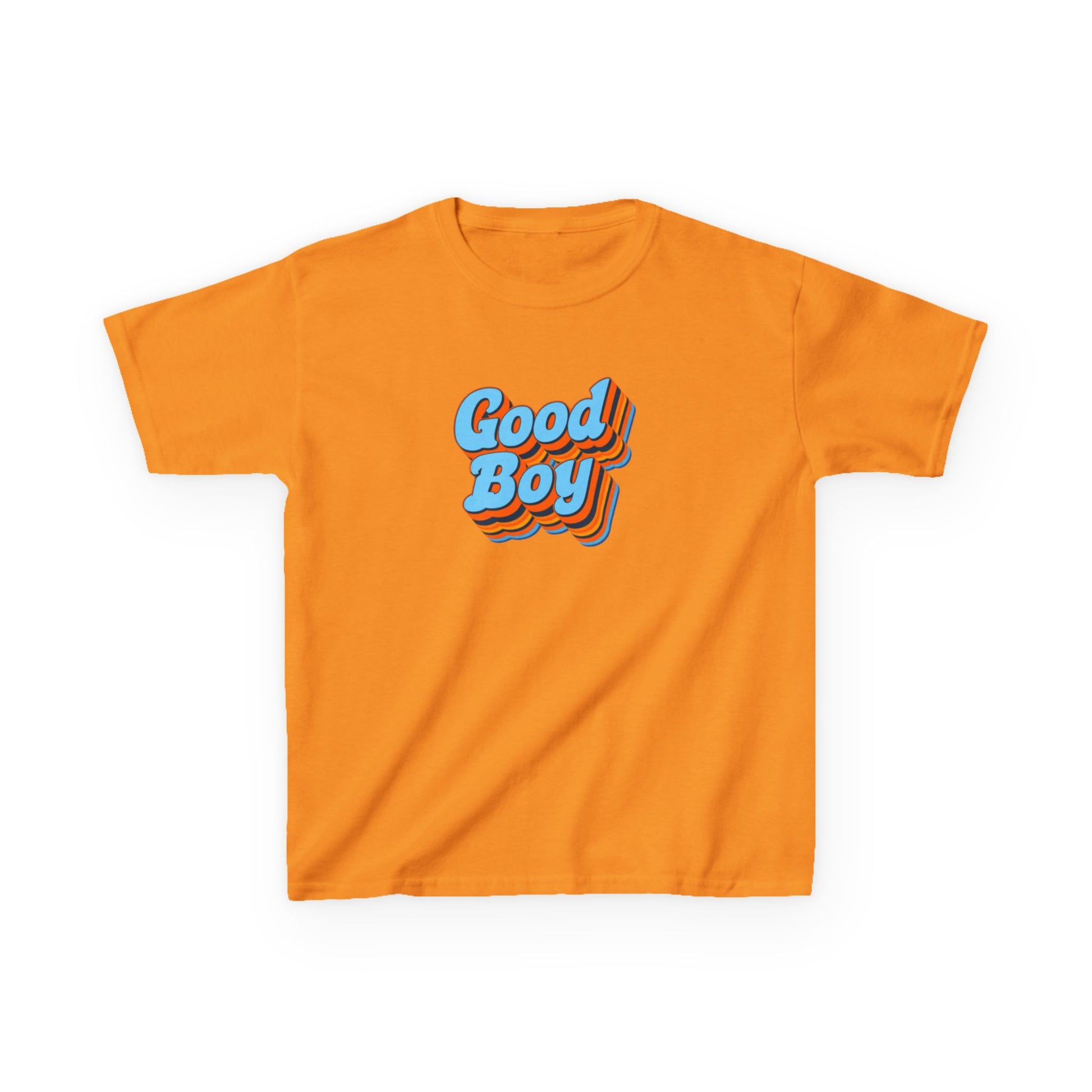 'Good Boy' Blue Vibrations Kids Heavy Cotton T-Shirt