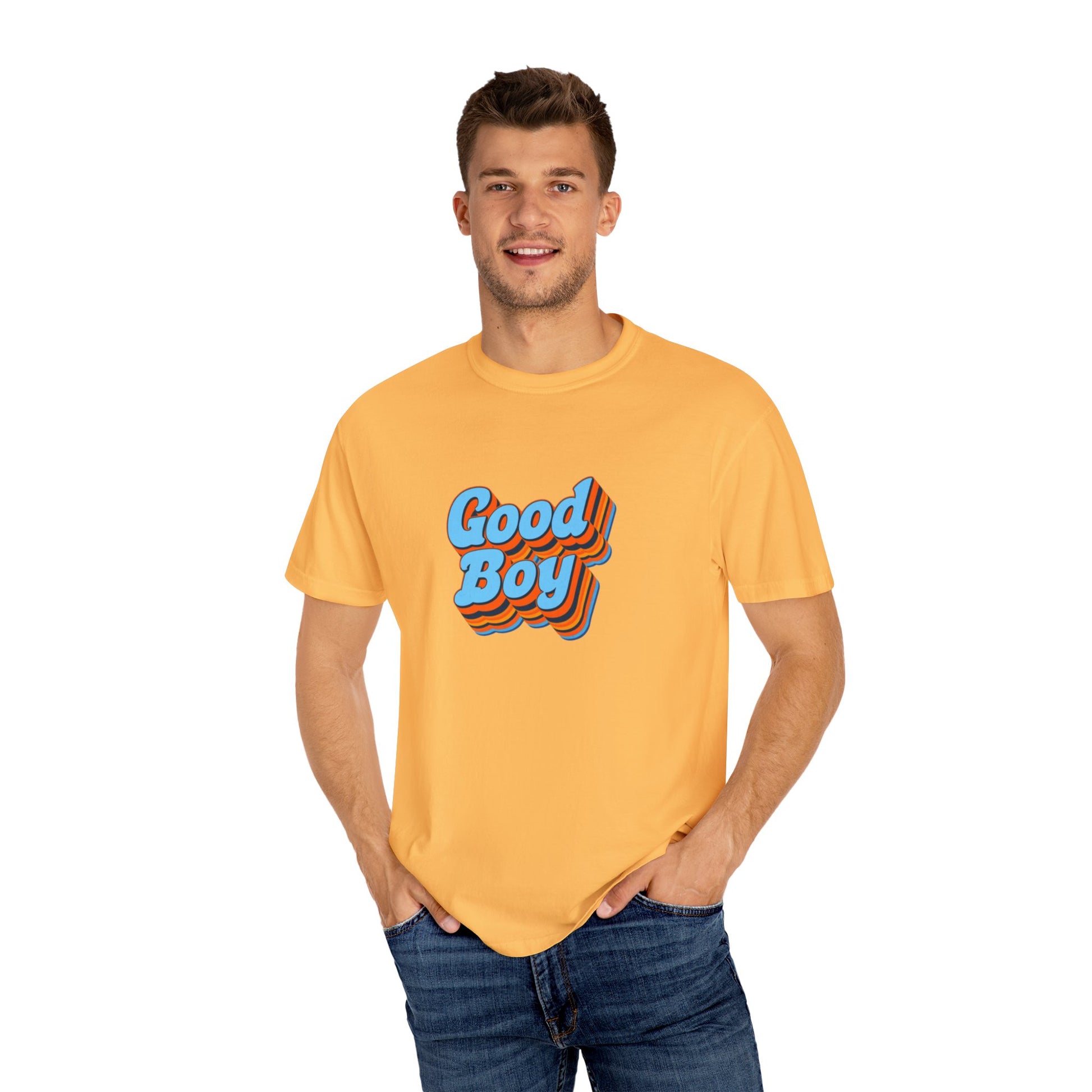 'Good Boy' Blue Vibrations Mens T-shirt