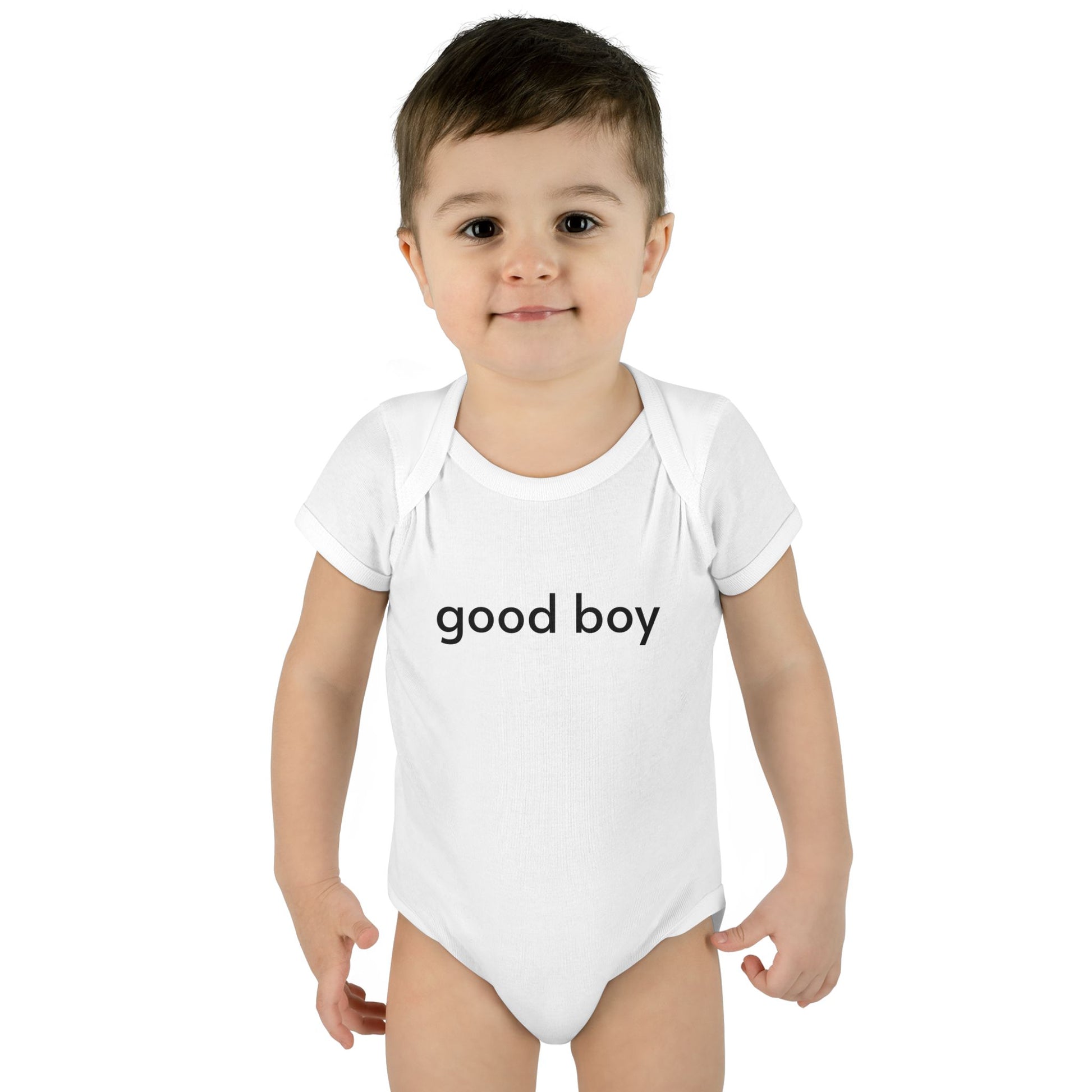 'Good Boy' Baby Romper