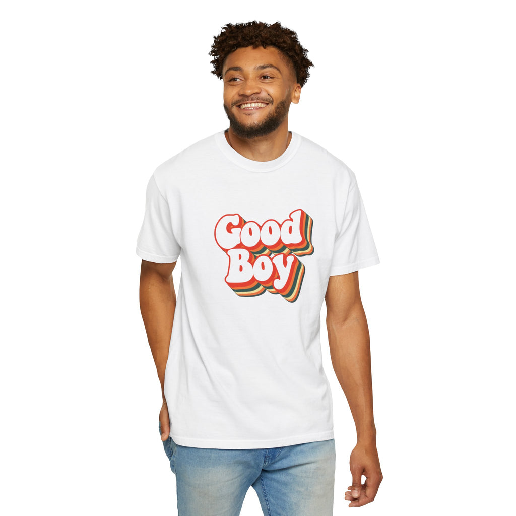 'Good Boy' 70s cutout Mens T-shirt
