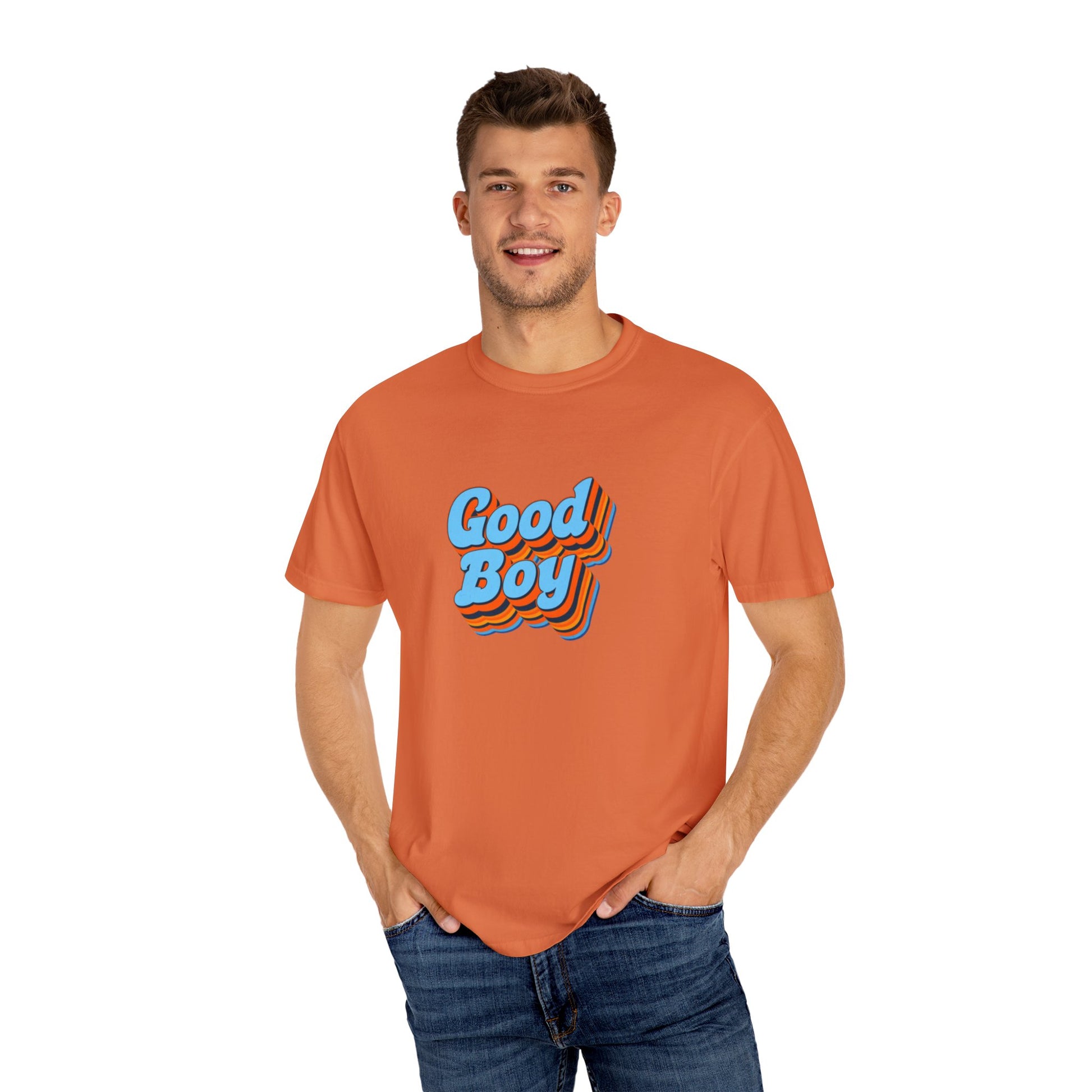 'Good Boy' Blue Vibrations Mens T-shirt