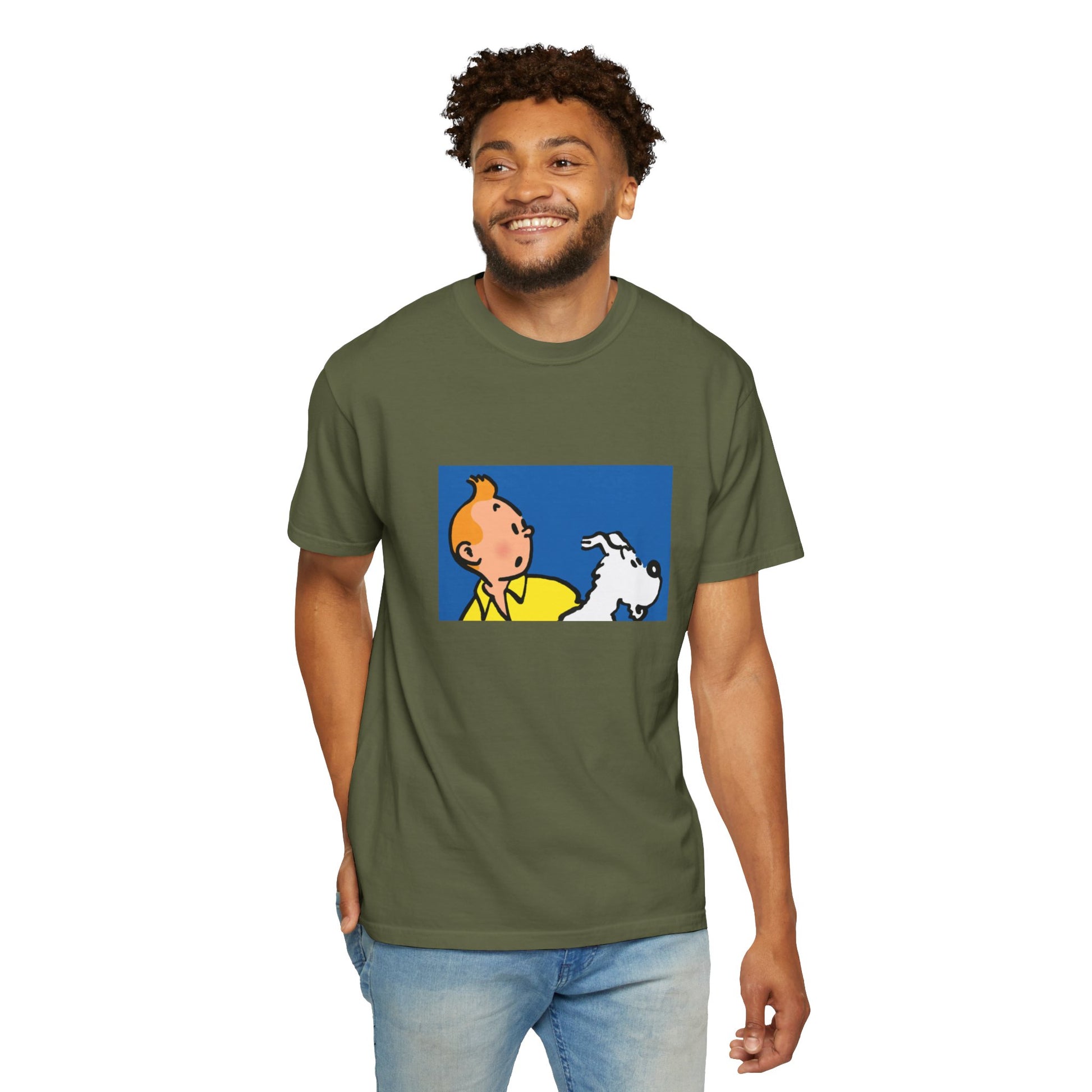Tin Tin and Snowy! Mens T-shirt