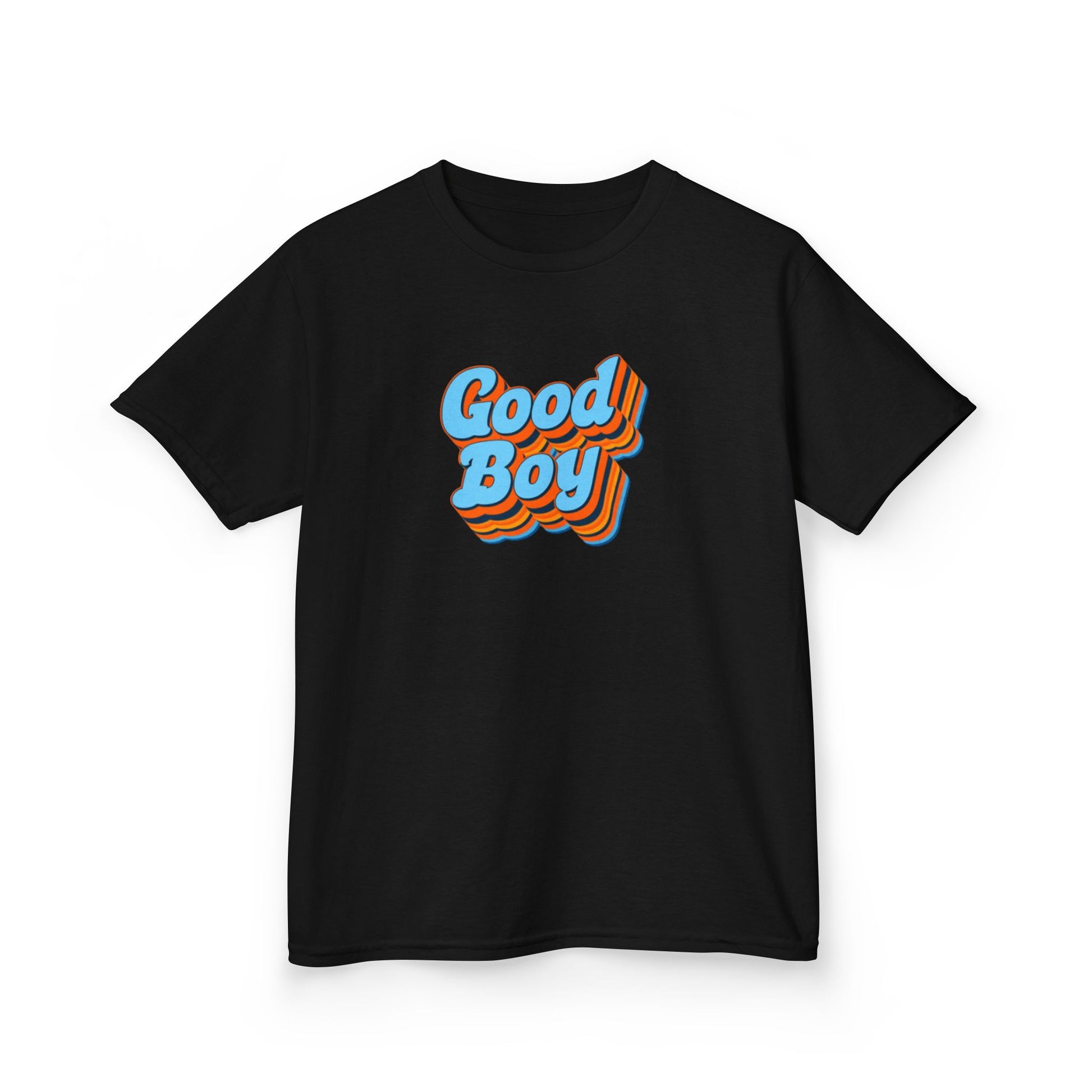 'Good Boy' Blue Vibrations Kids Heavy Cotton T-Shirt