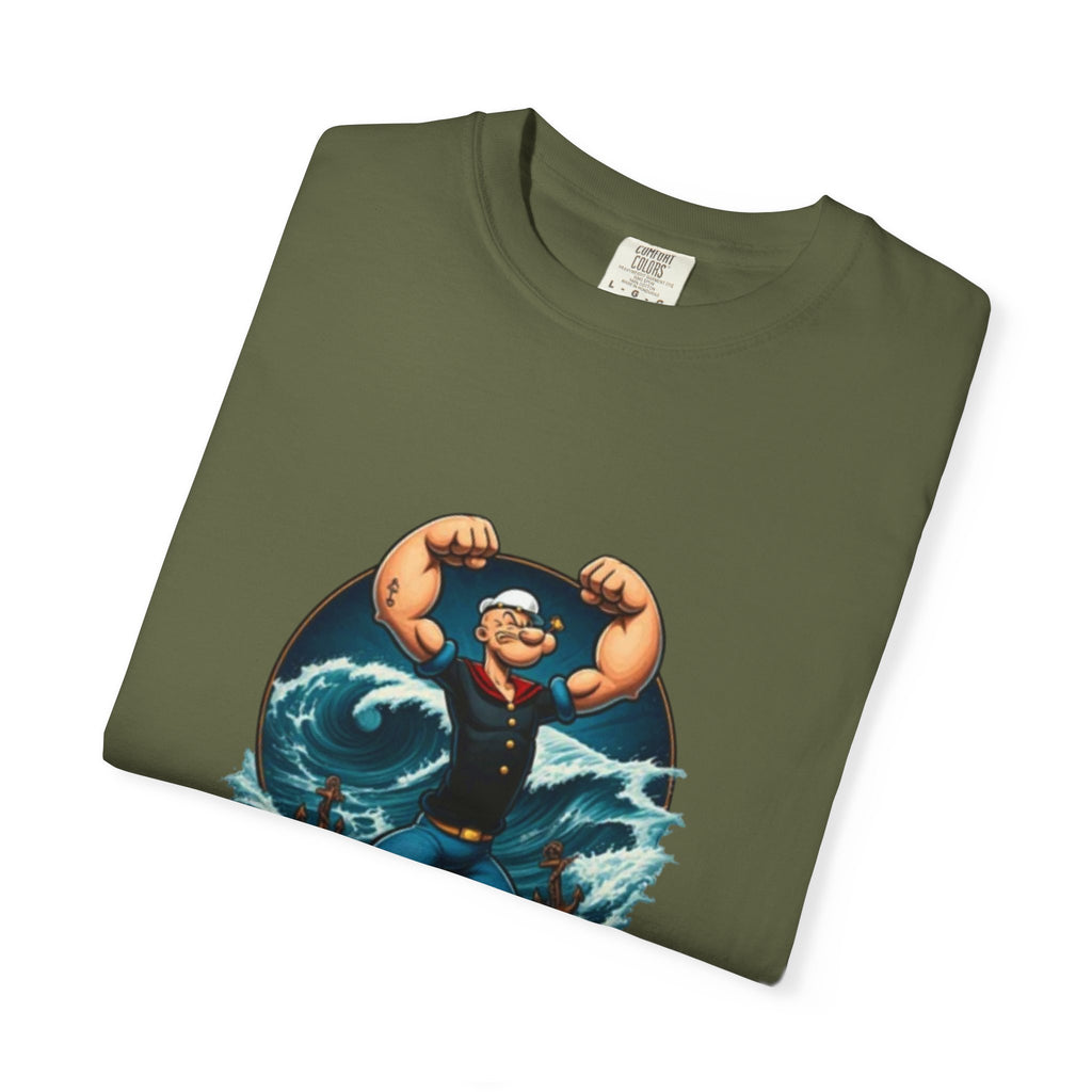 Popeye Double Guns Mens T-shirt