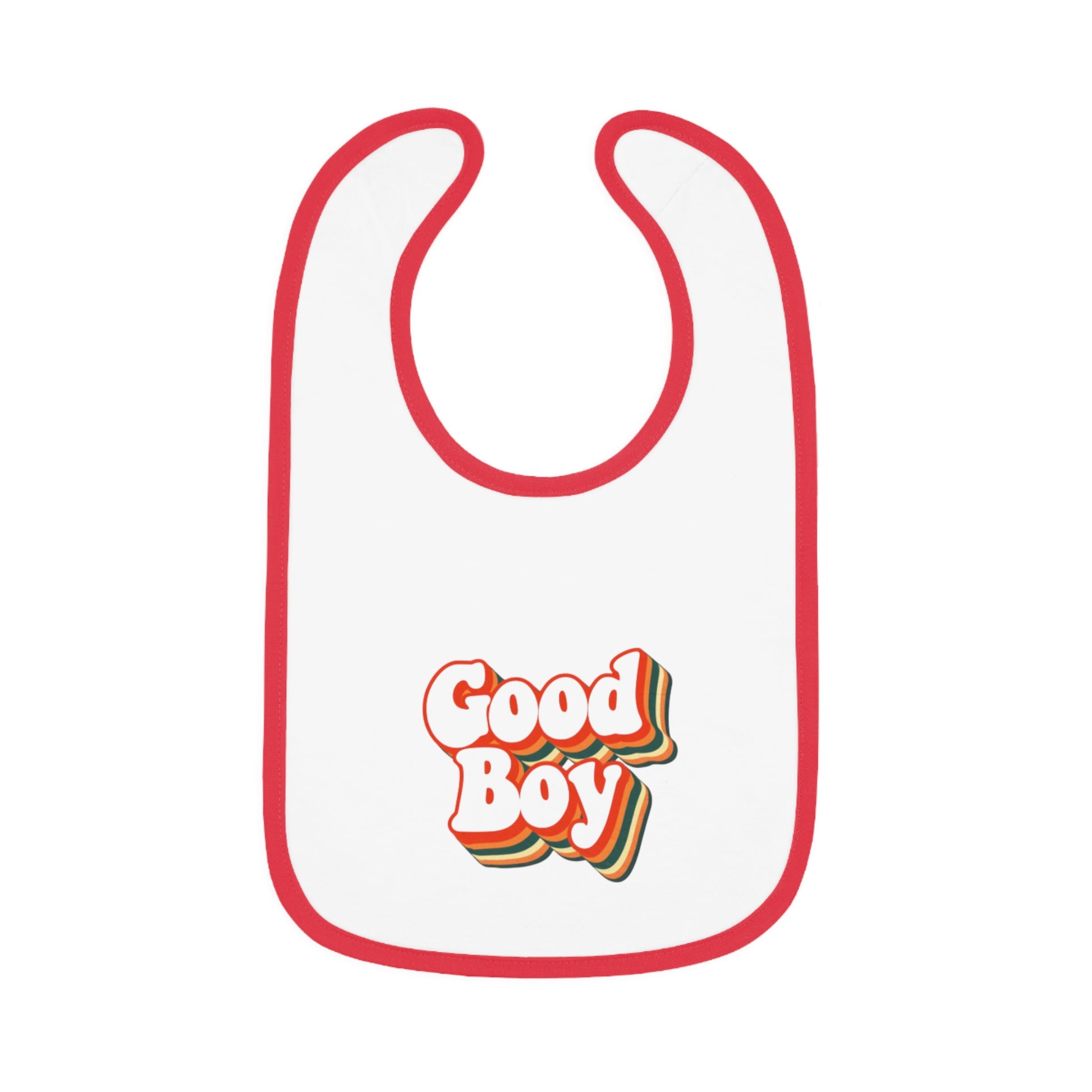 'Good Boy' Retro Vibes Baby Bib