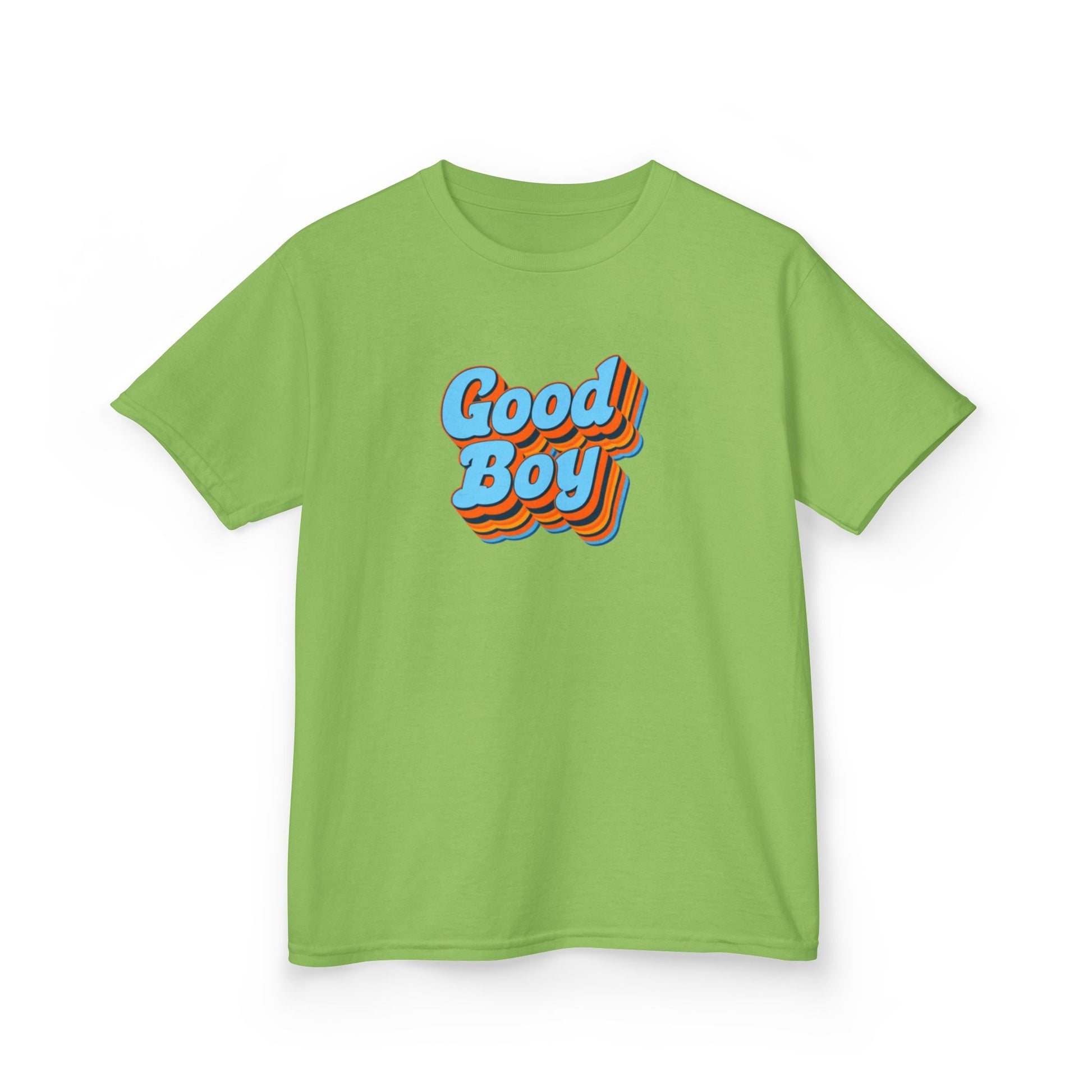 'Good Boy' Blue Vibrations Kids Heavy Cotton T-Shirt