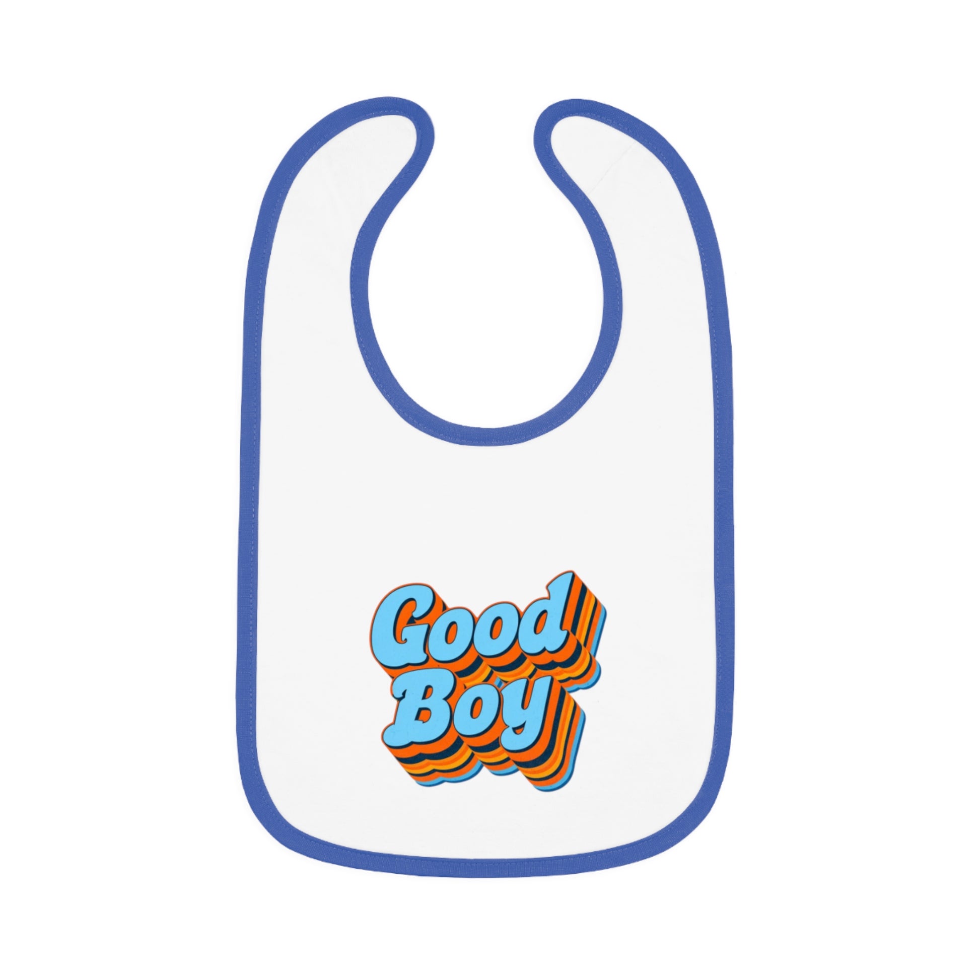 'Good Boy' Blue Vibrations Baby Bib