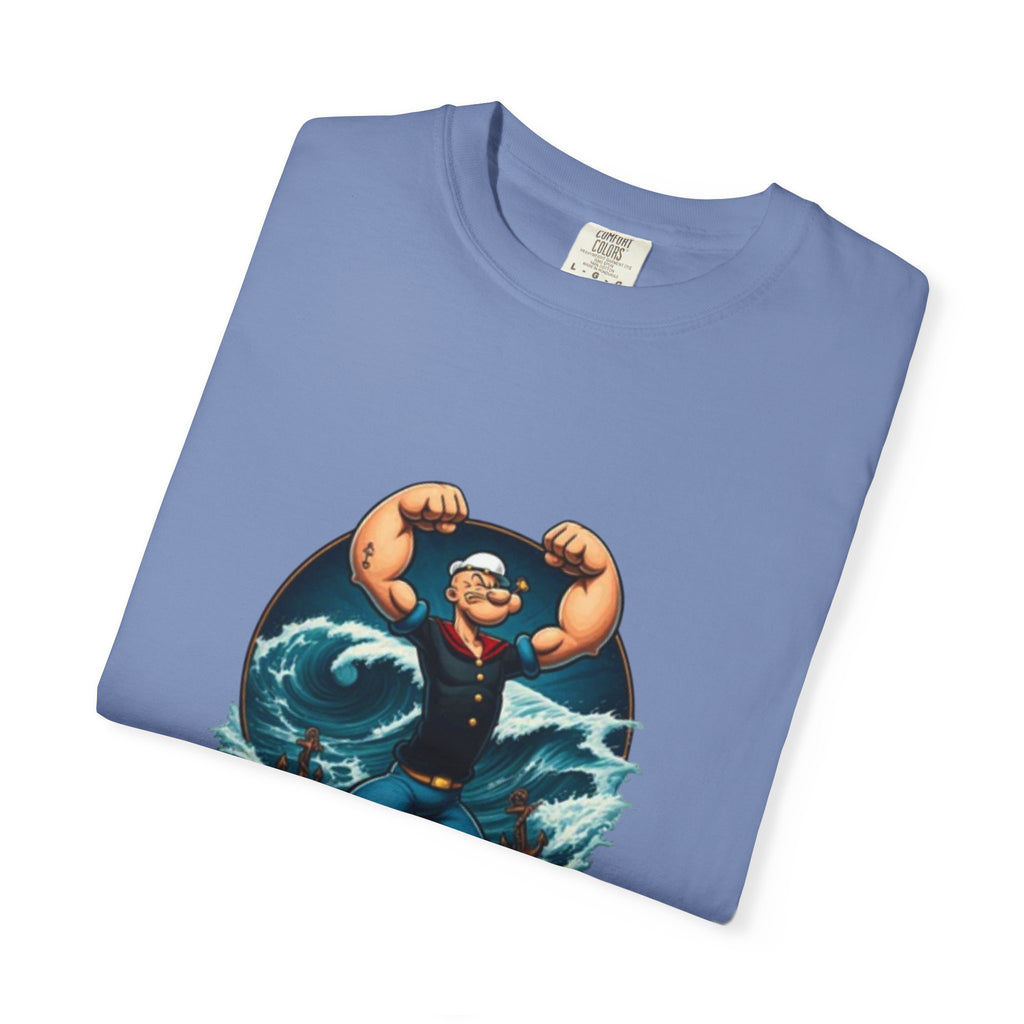 Popeye Double Guns Mens T-shirt