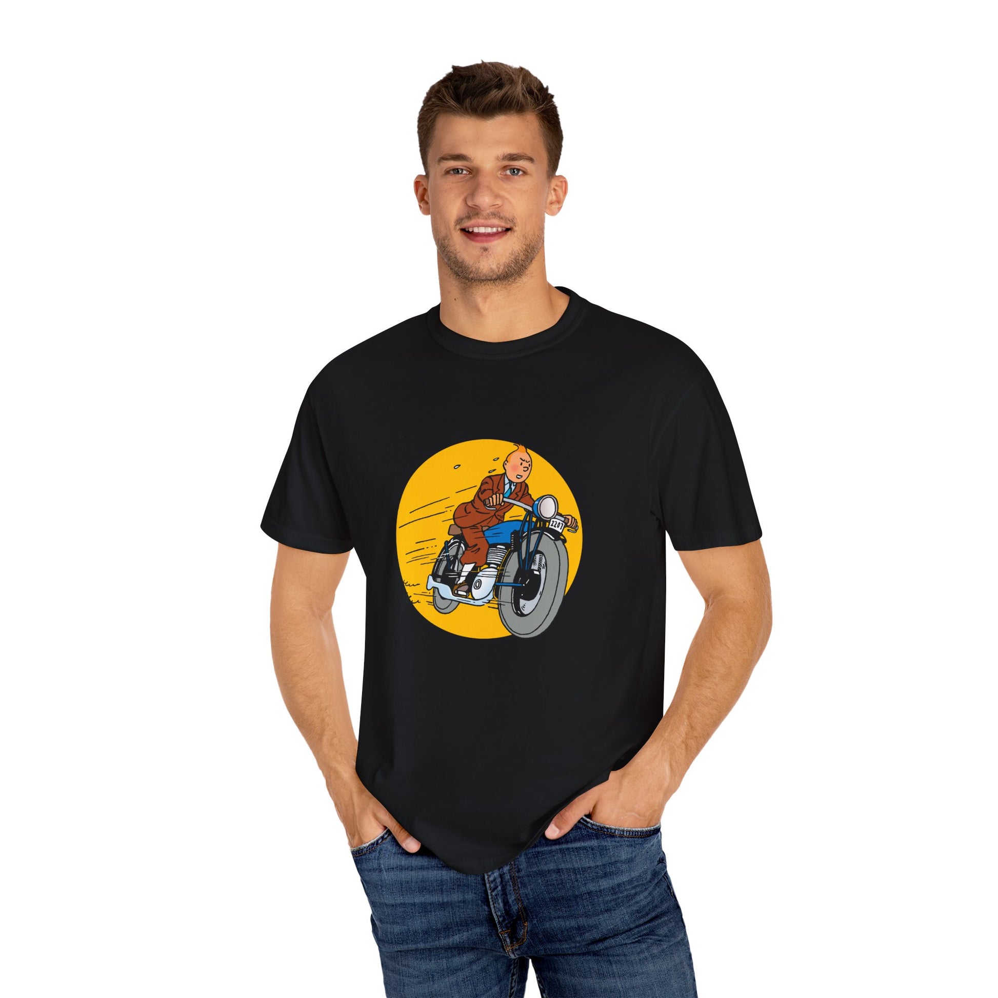 Tin Tin to the Rescue!  Mens T-shirt